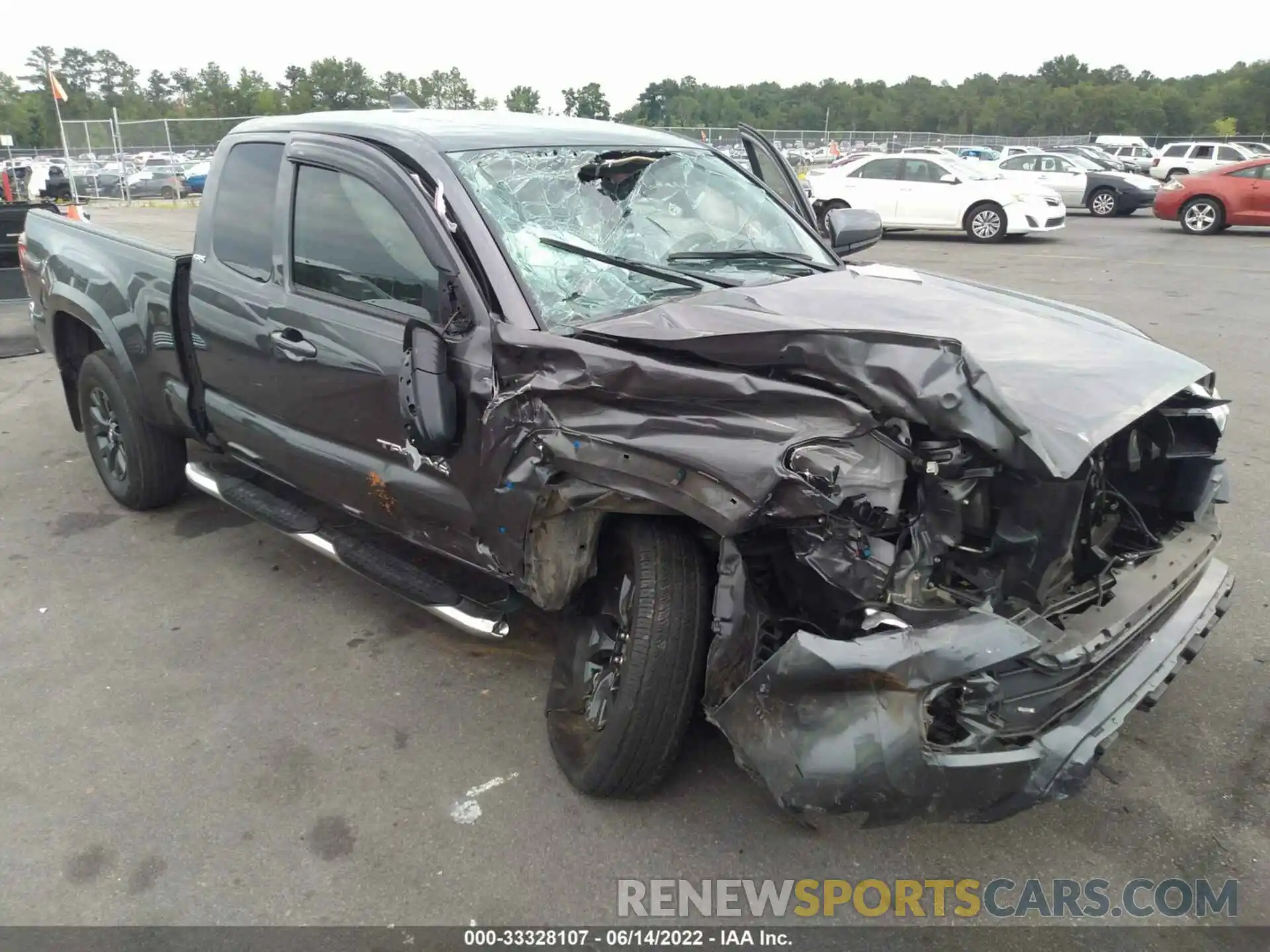 6 Photograph of a damaged car 3TYRZ5CN2MT006410 TOYOTA TACOMA 2WD 2021