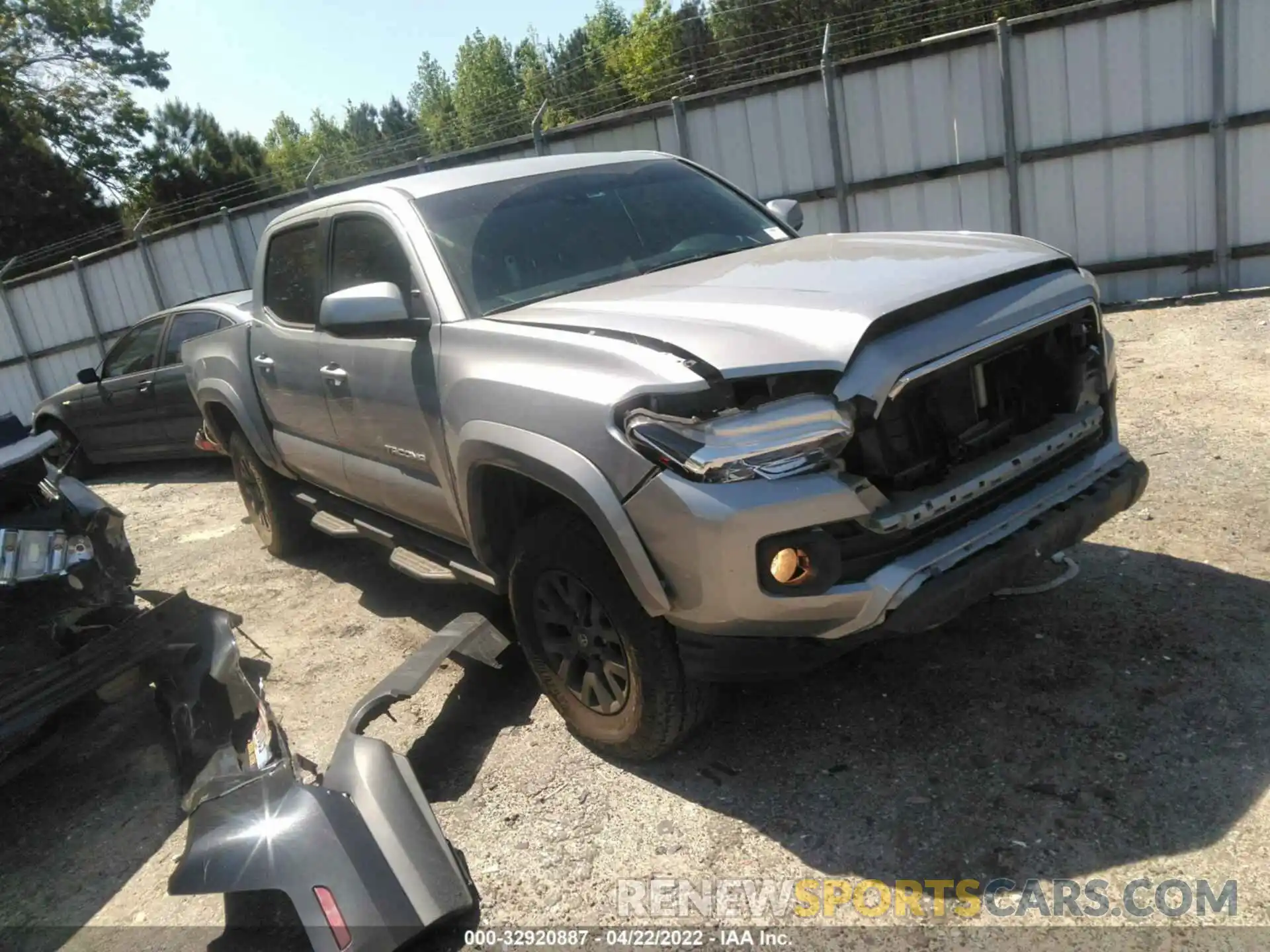 1 Photograph of a damaged car 5TFAX5GN0MX189504 TOYOTA TACOMA 2WD 2021