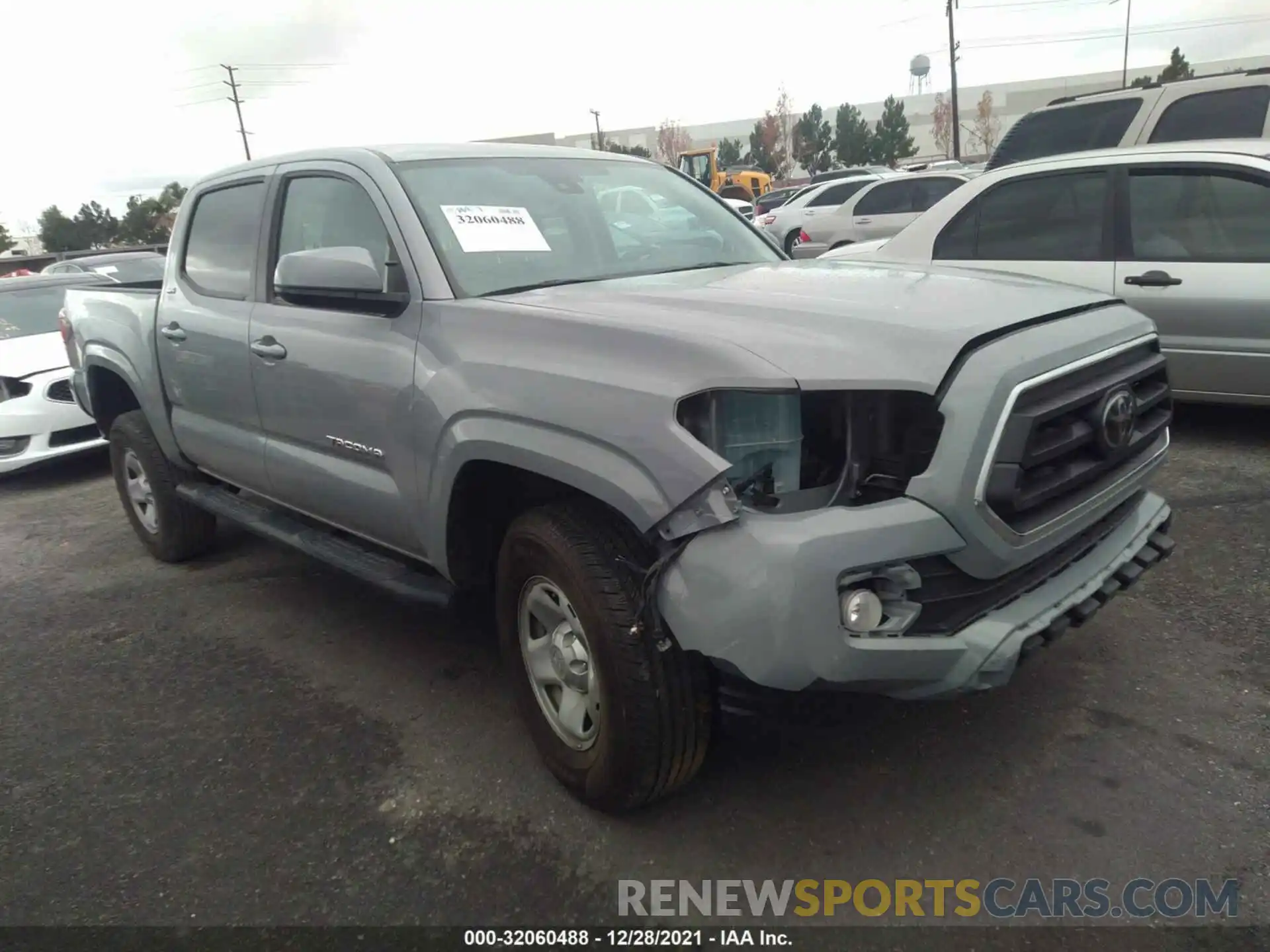 1 Photograph of a damaged car 5TFAX5GN0MX189518 TOYOTA TACOMA 2WD 2021