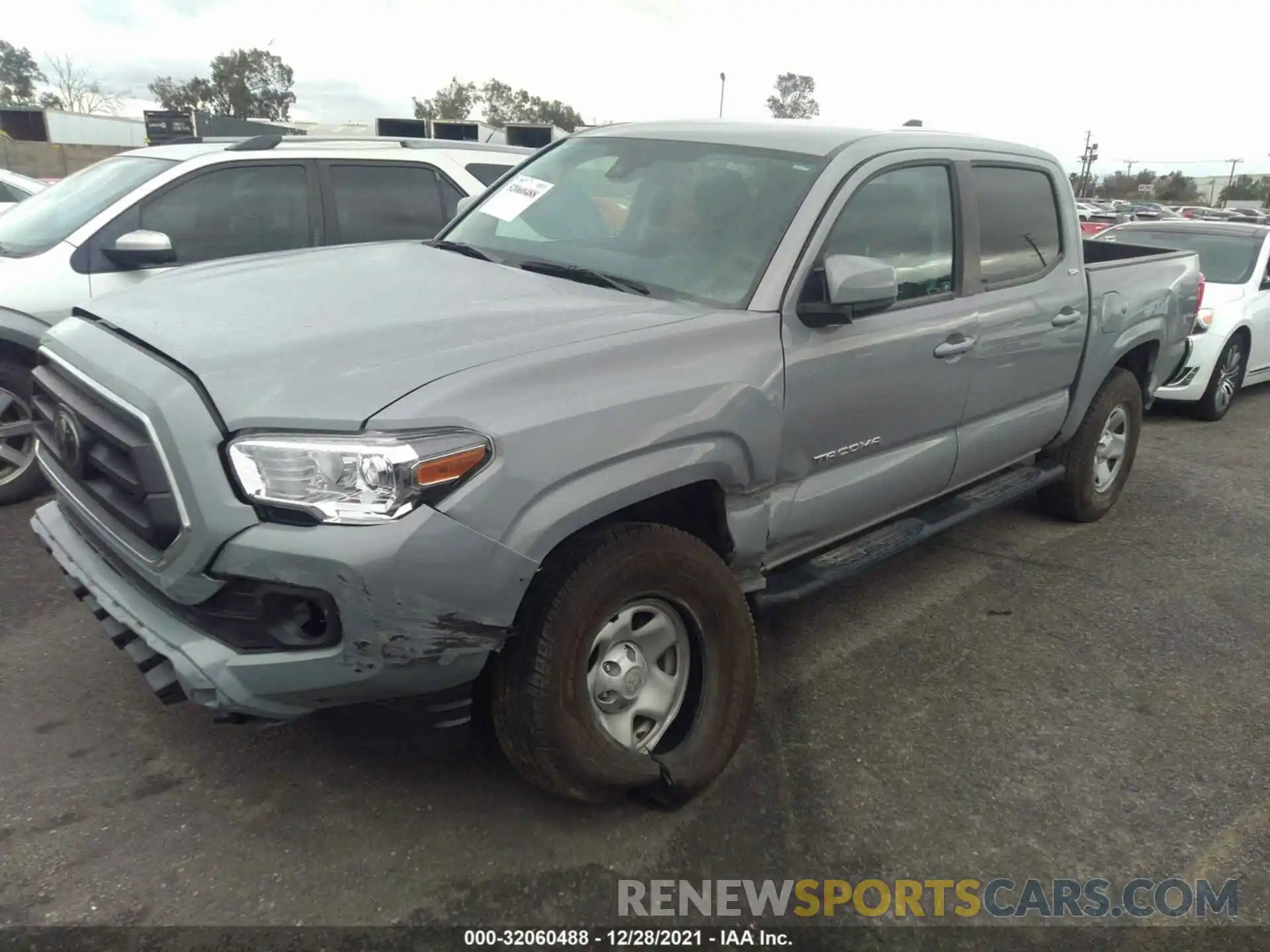 2 Photograph of a damaged car 5TFAX5GN0MX189518 TOYOTA TACOMA 2WD 2021