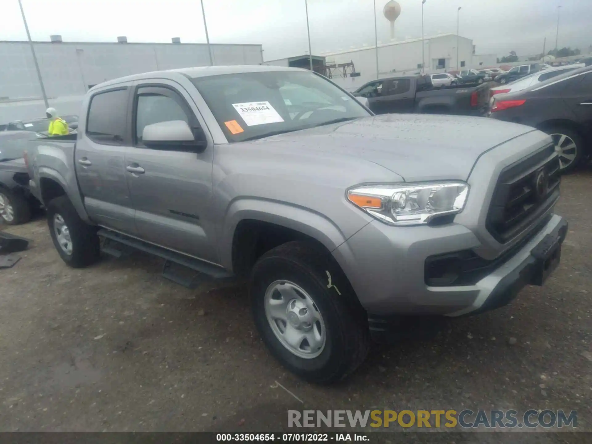 1 Photograph of a damaged car 5TFAX5GN0MX193505 TOYOTA TACOMA 2WD 2021