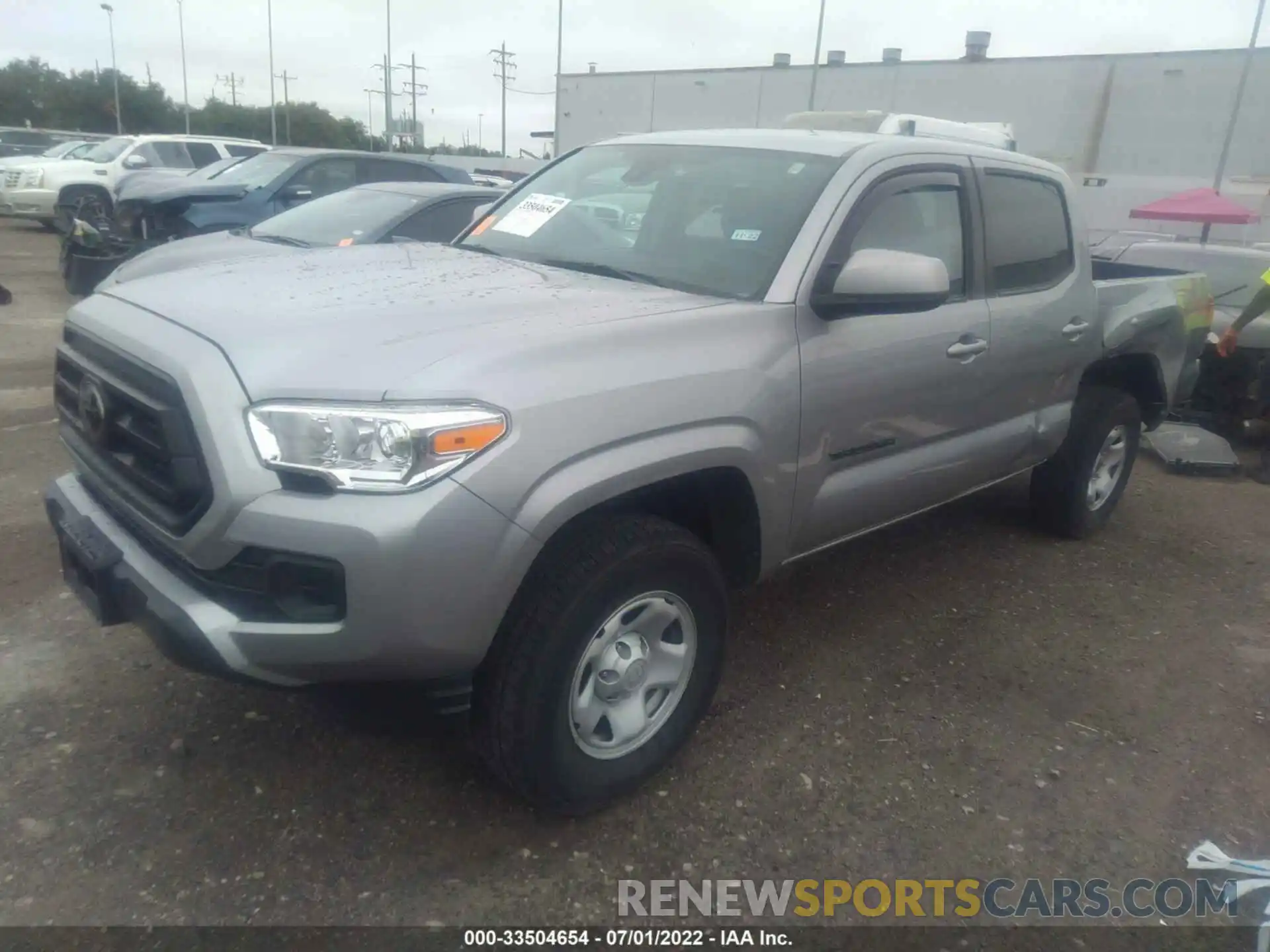 2 Photograph of a damaged car 5TFAX5GN0MX193505 TOYOTA TACOMA 2WD 2021