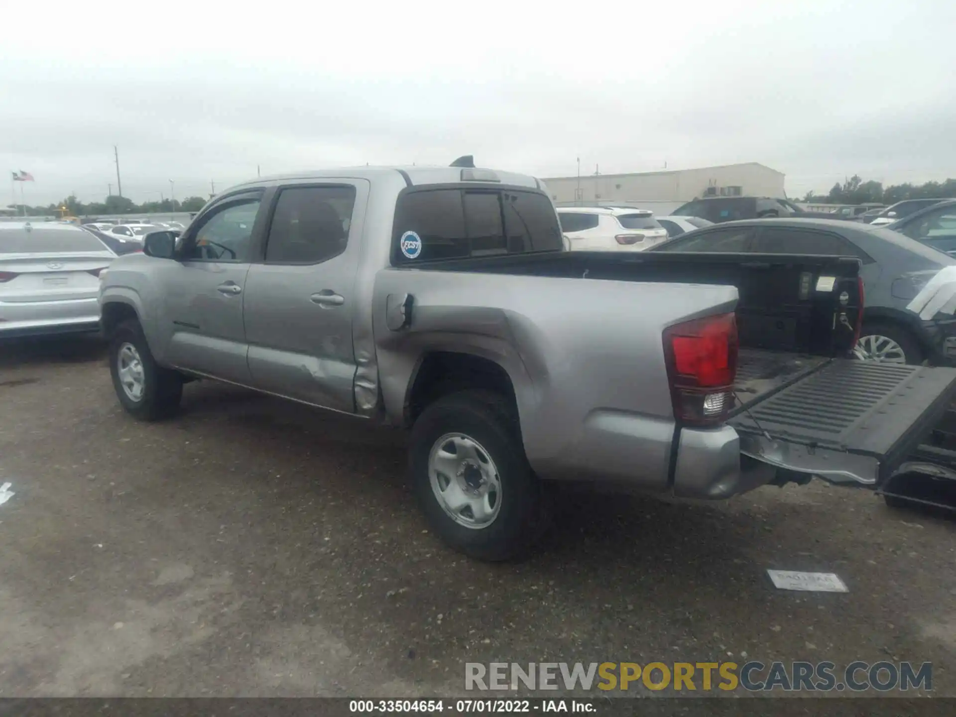 3 Photograph of a damaged car 5TFAX5GN0MX193505 TOYOTA TACOMA 2WD 2021