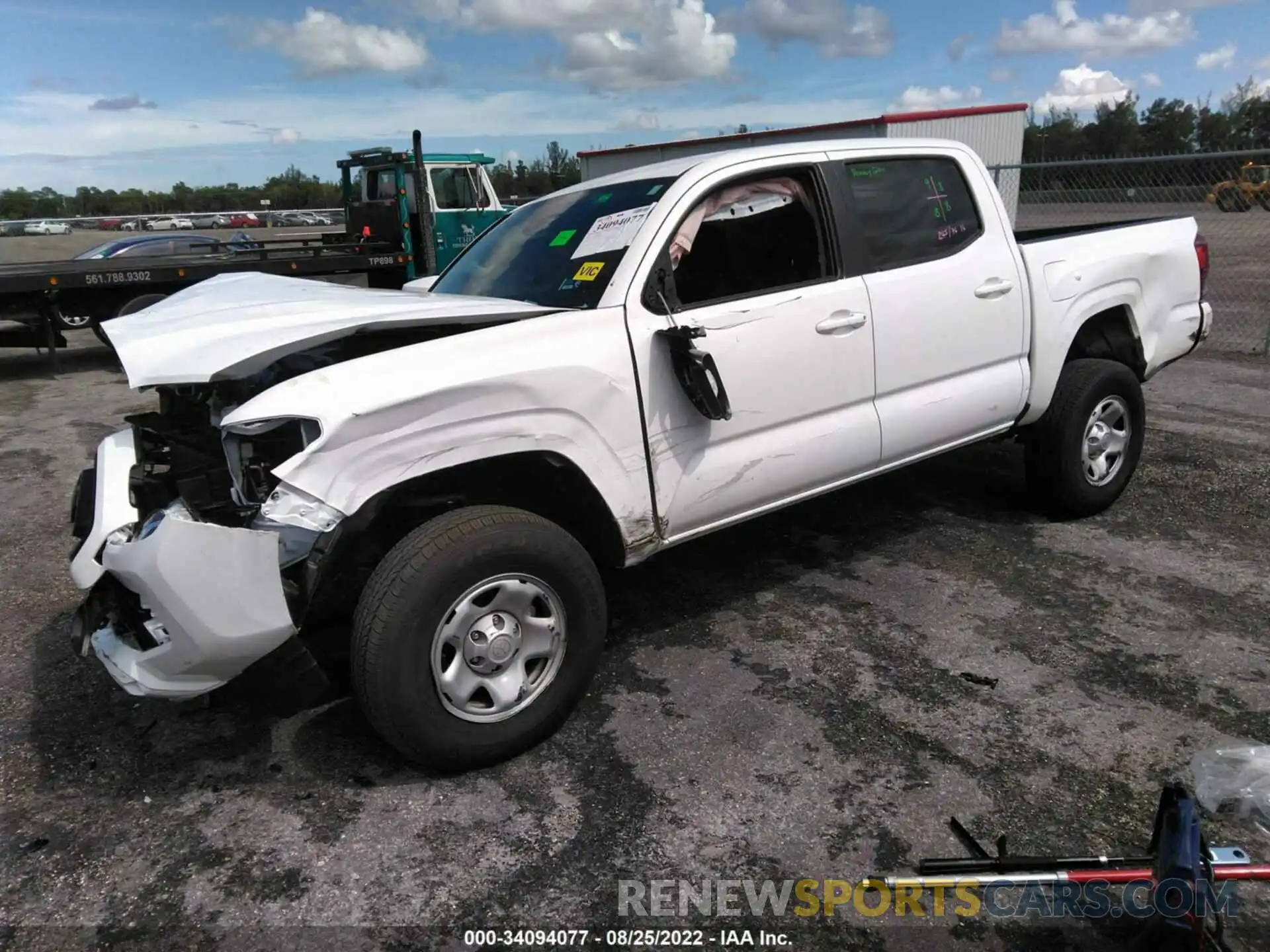 2 Photograph of a damaged car 5TFAX5GN0MX194072 TOYOTA TACOMA 2WD 2021