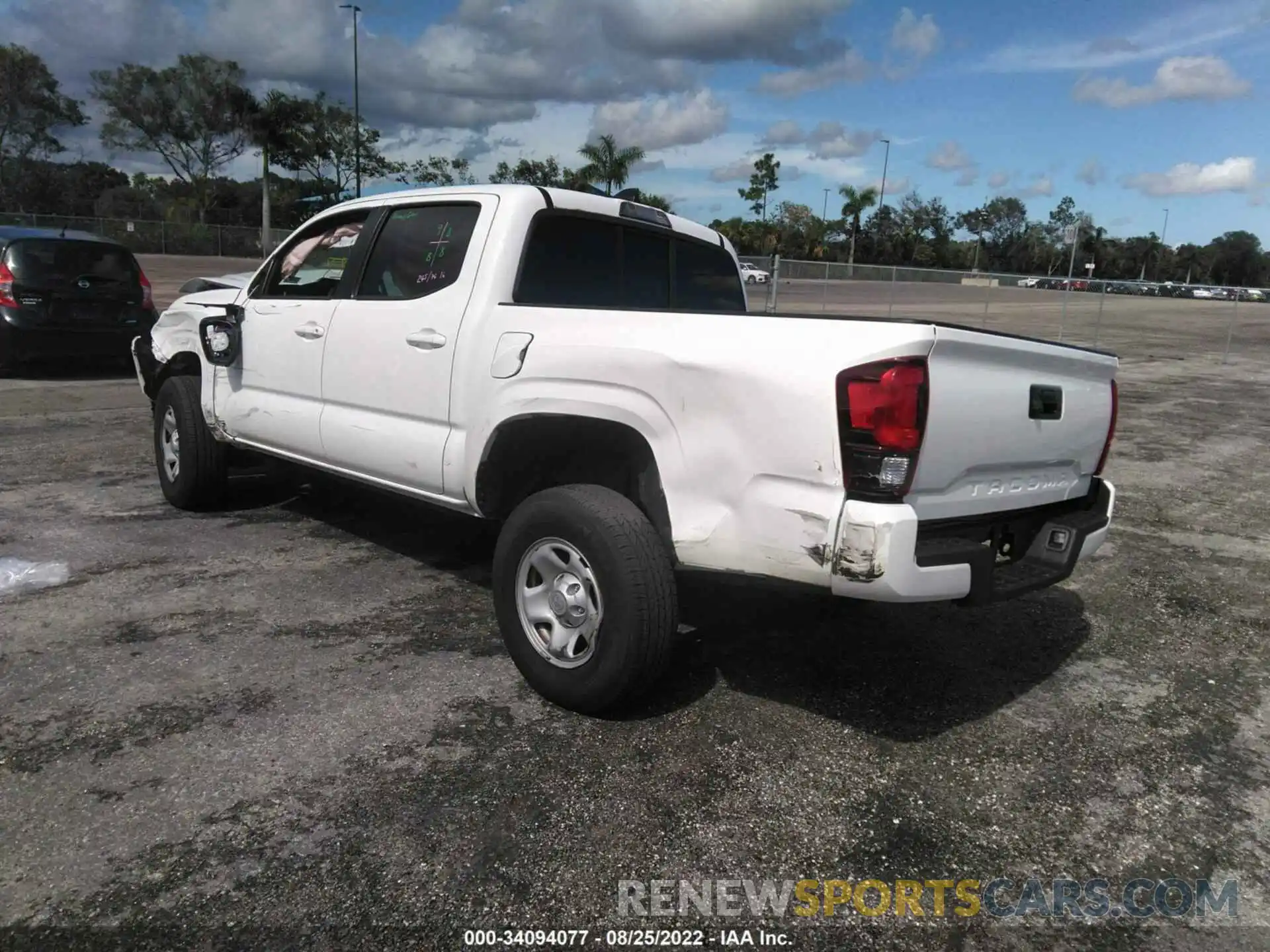 3 Photograph of a damaged car 5TFAX5GN0MX194072 TOYOTA TACOMA 2WD 2021