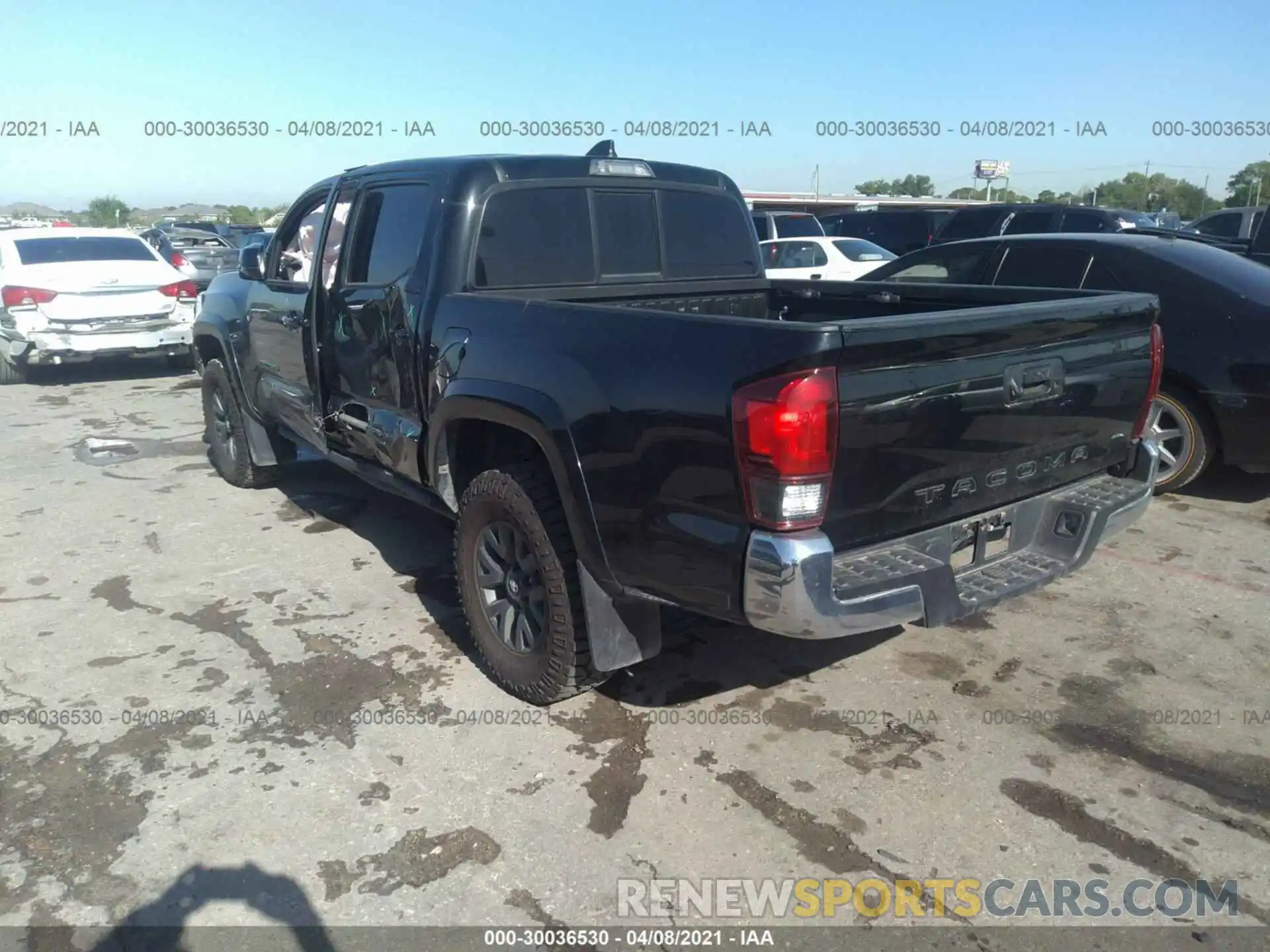 3 Photograph of a damaged car 5TFAX5GN1MX192248 TOYOTA TACOMA 2WD 2021