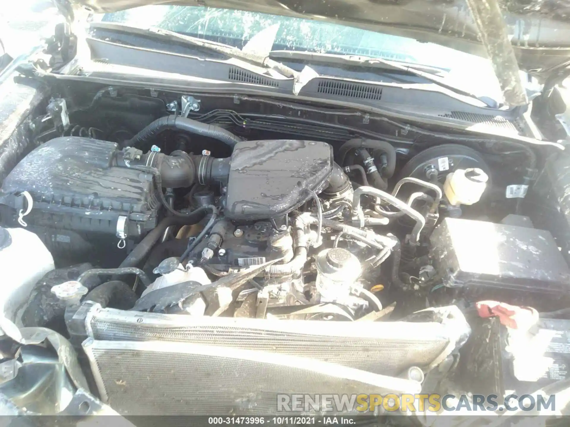 10 Photograph of a damaged car 5TFAX5GN1MX193237 TOYOTA TACOMA 2WD 2021