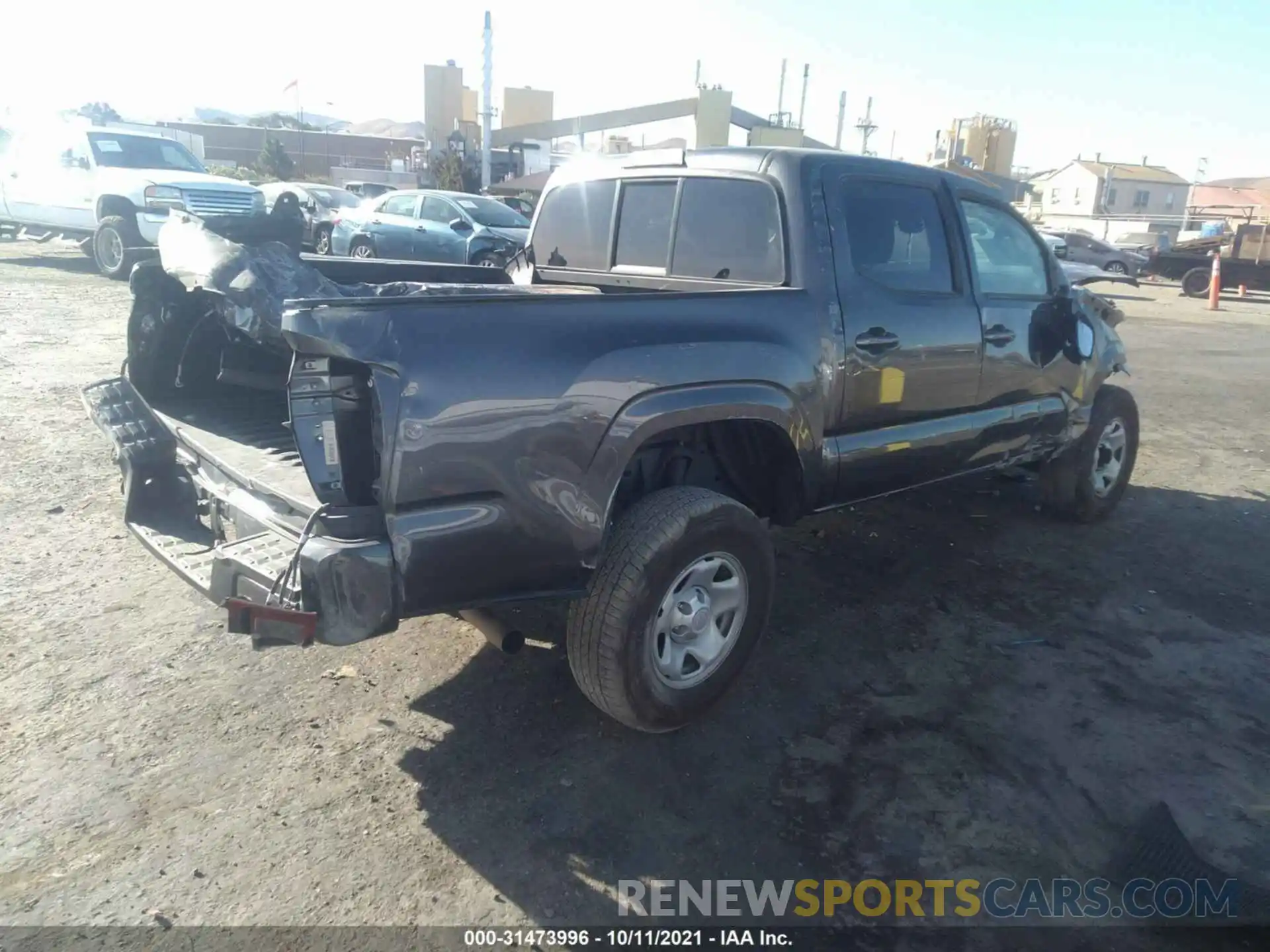 4 Фотография поврежденного автомобиля 5TFAX5GN1MX193237 TOYOTA TACOMA 2WD 2021