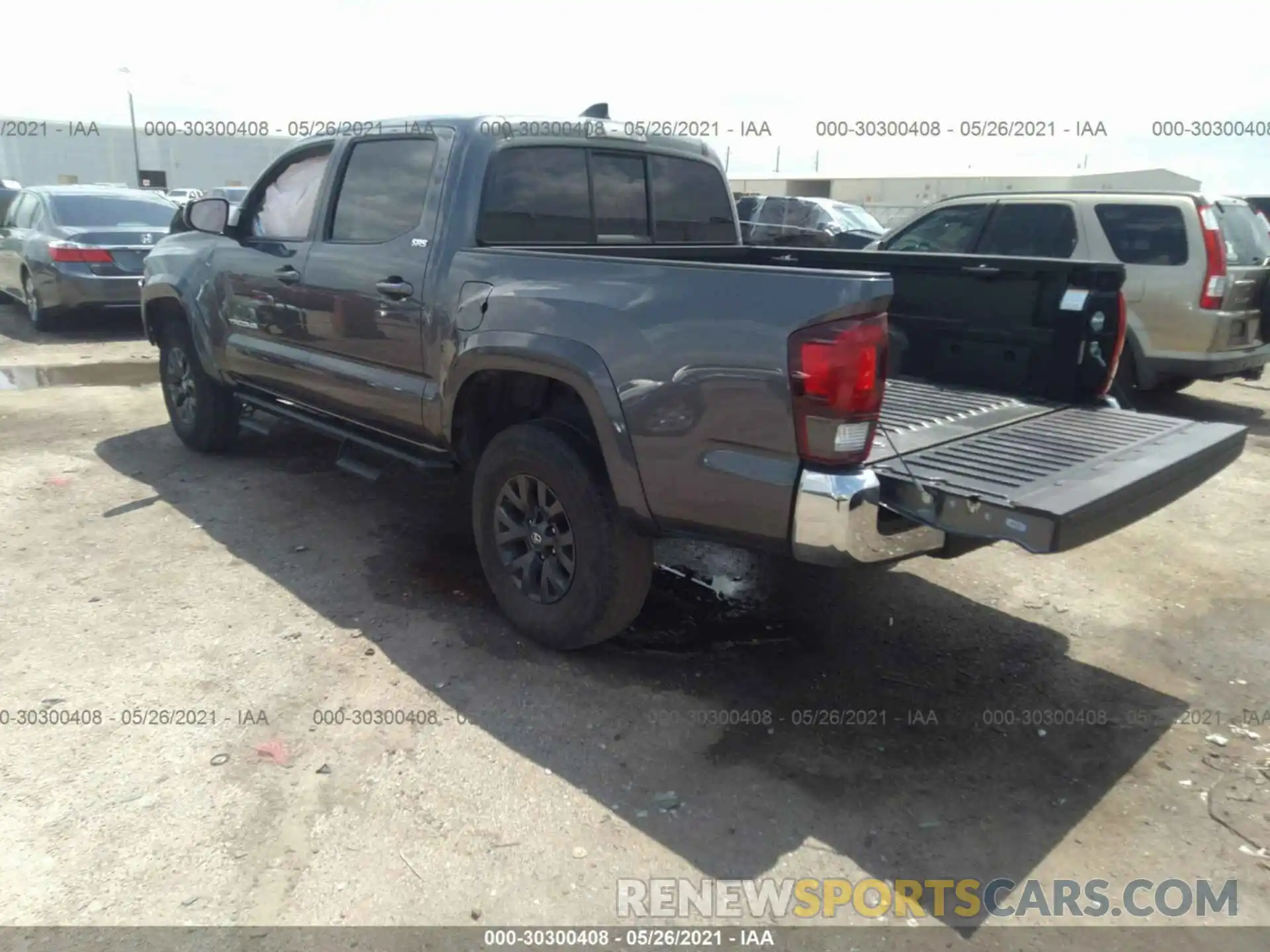 3 Photograph of a damaged car 5TFAX5GN1MX193920 TOYOTA TACOMA 2WD 2021