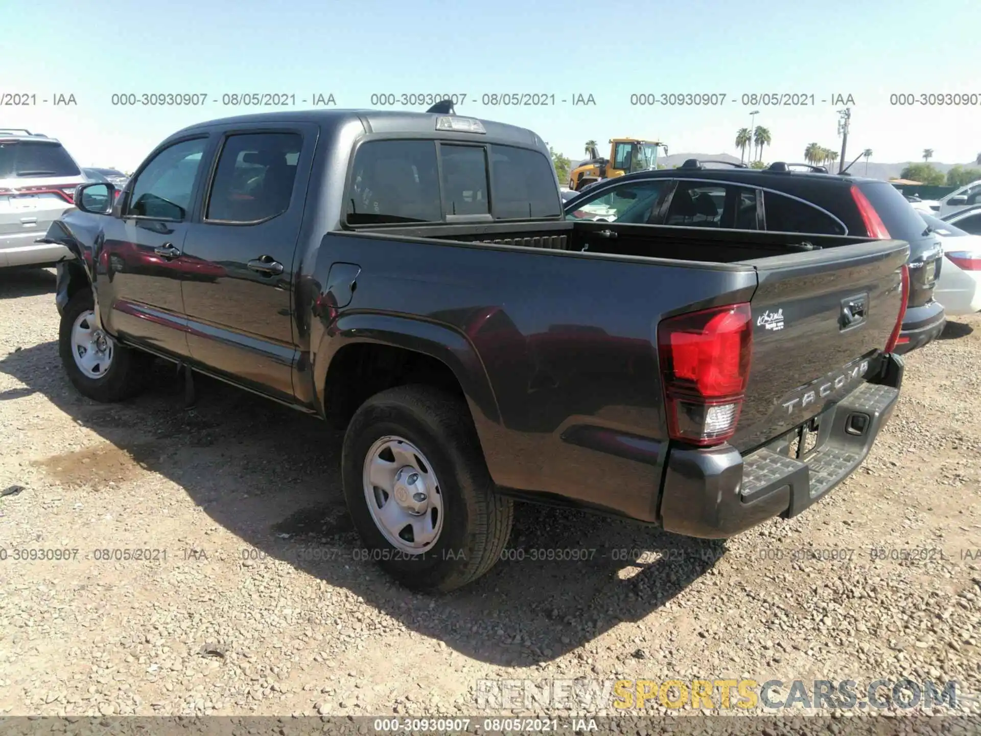 3 Photograph of a damaged car 5TFAX5GN1MX194713 TOYOTA TACOMA 2WD 2021