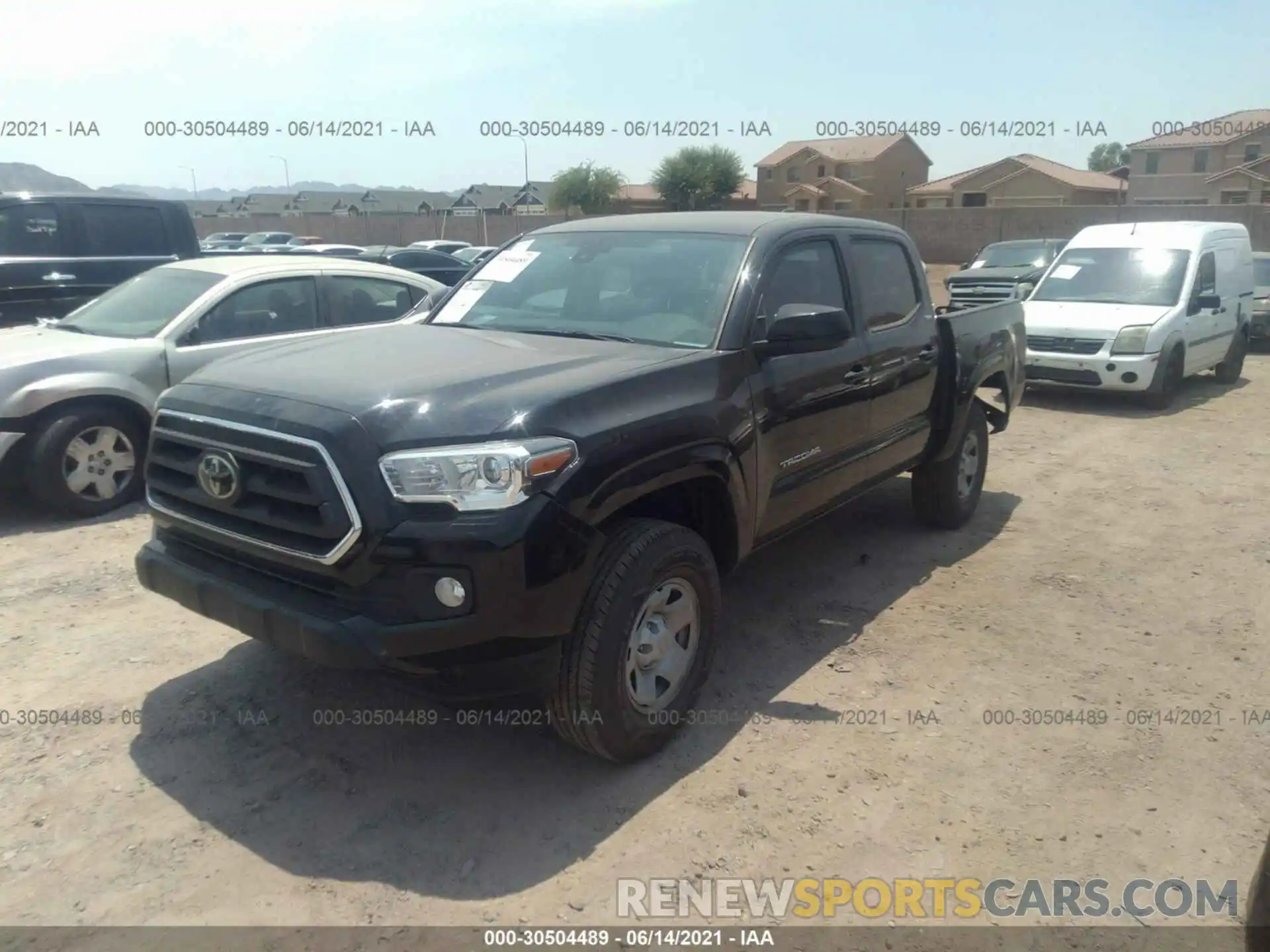 2 Photograph of a damaged car 5TFAX5GN2MX189844 TOYOTA TACOMA 2WD 2021