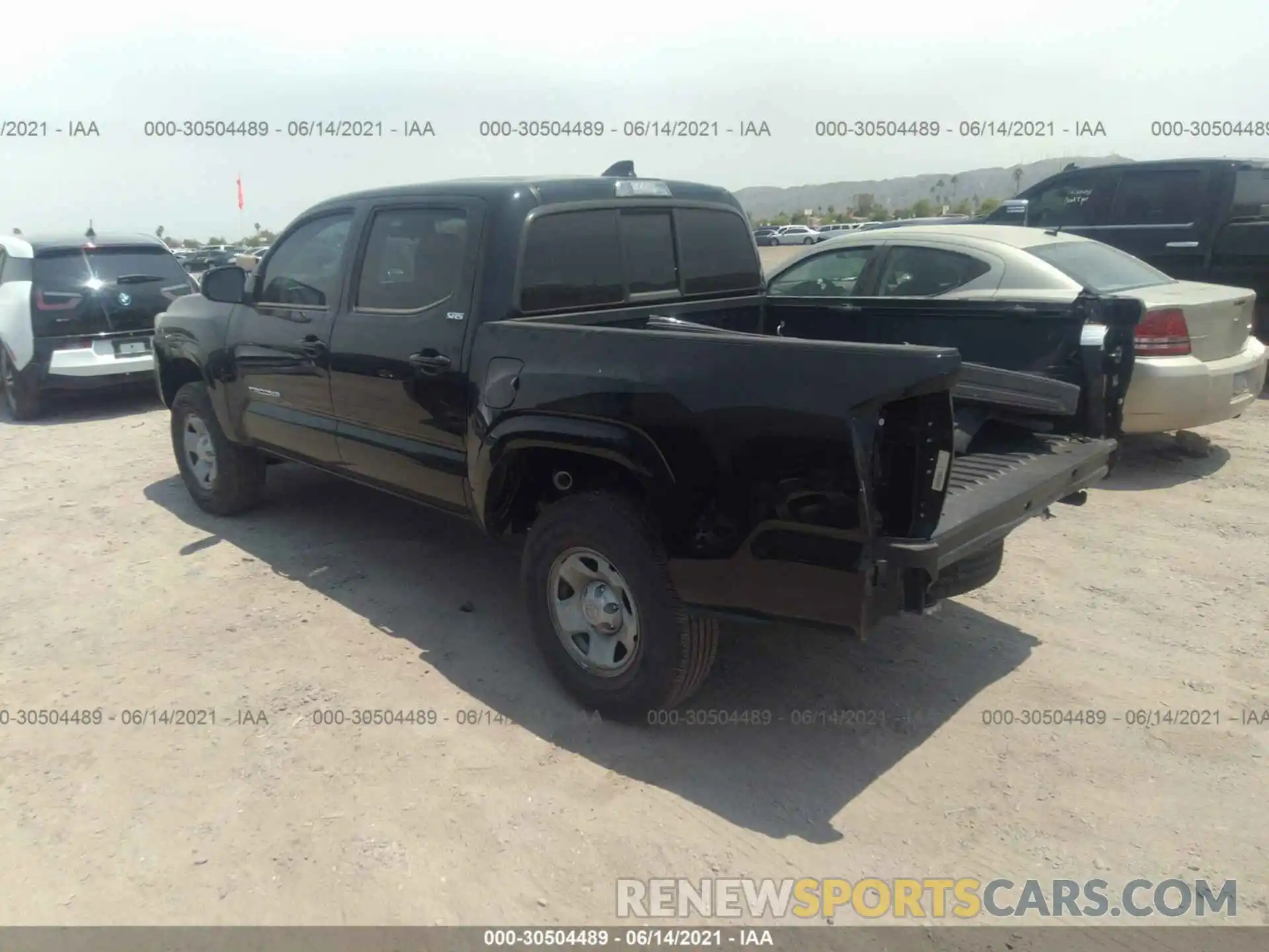 3 Photograph of a damaged car 5TFAX5GN2MX189844 TOYOTA TACOMA 2WD 2021