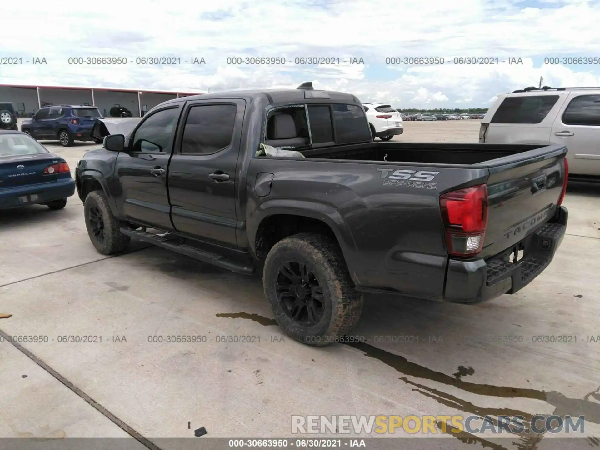 3 Photograph of a damaged car 5TFAX5GN2MX192405 TOYOTA TACOMA 2WD 2021