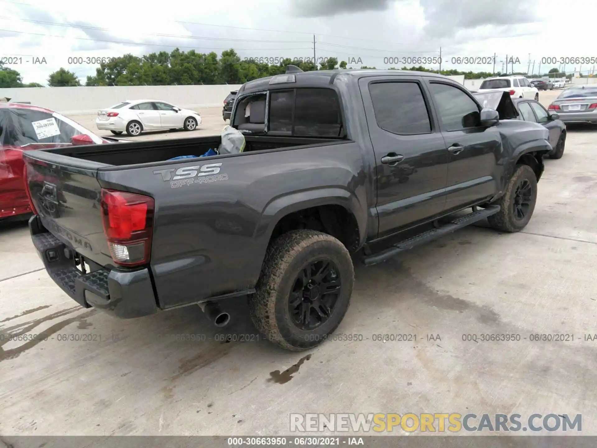 4 Photograph of a damaged car 5TFAX5GN2MX192405 TOYOTA TACOMA 2WD 2021