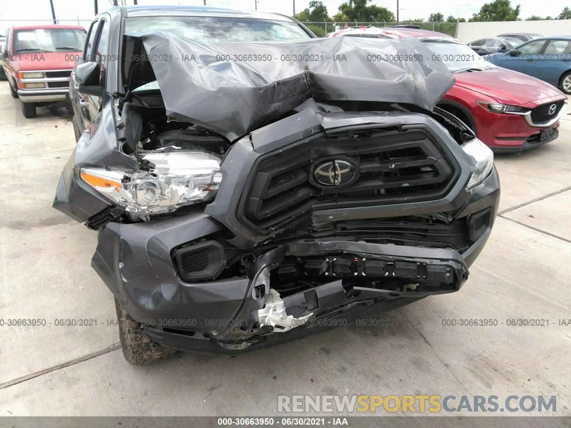 6 Photograph of a damaged car 5TFAX5GN2MX192405 TOYOTA TACOMA 2WD 2021