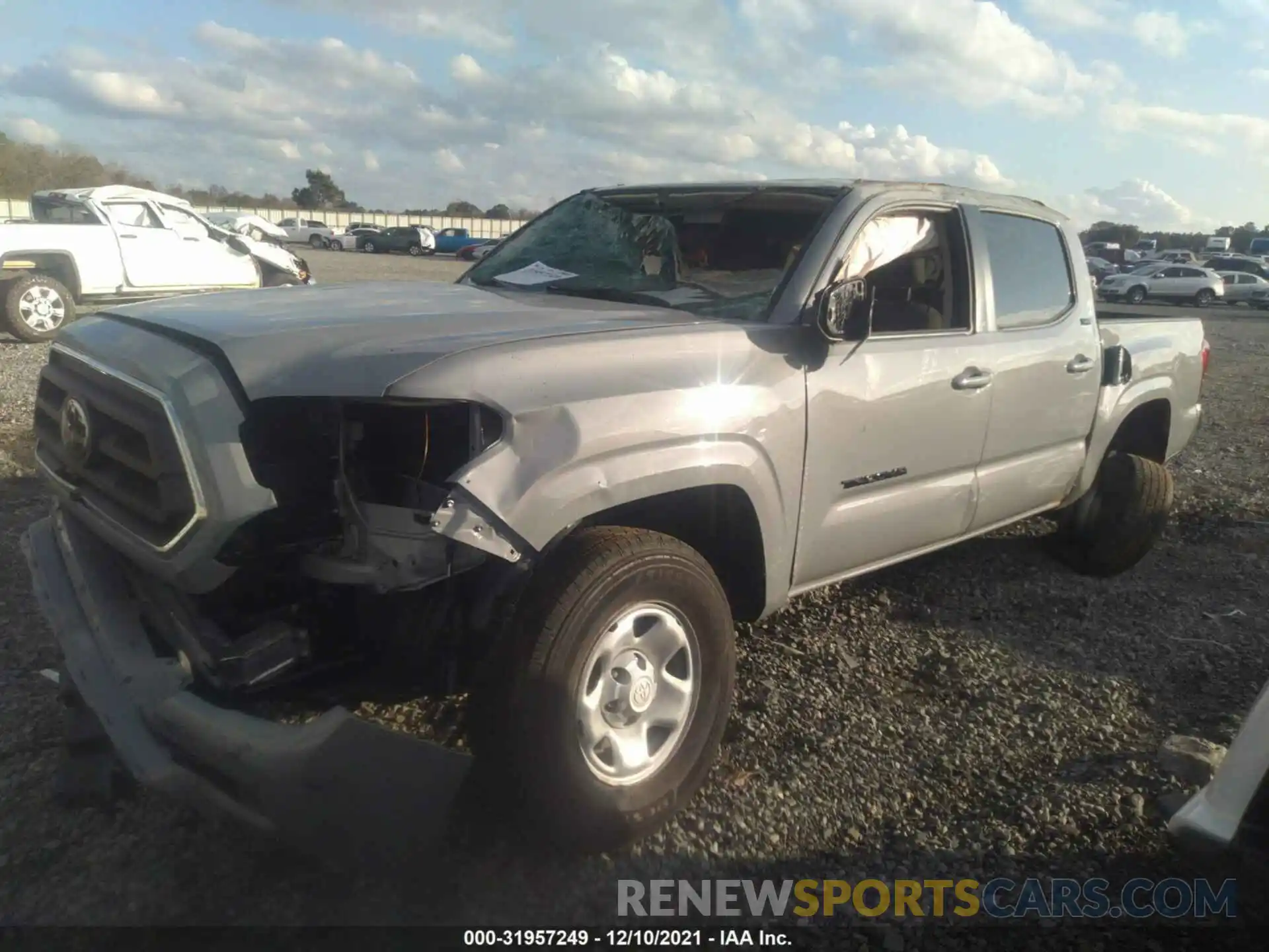 2 Photograph of a damaged car 5TFAX5GN4MX189974 TOYOTA TACOMA 2WD 2021