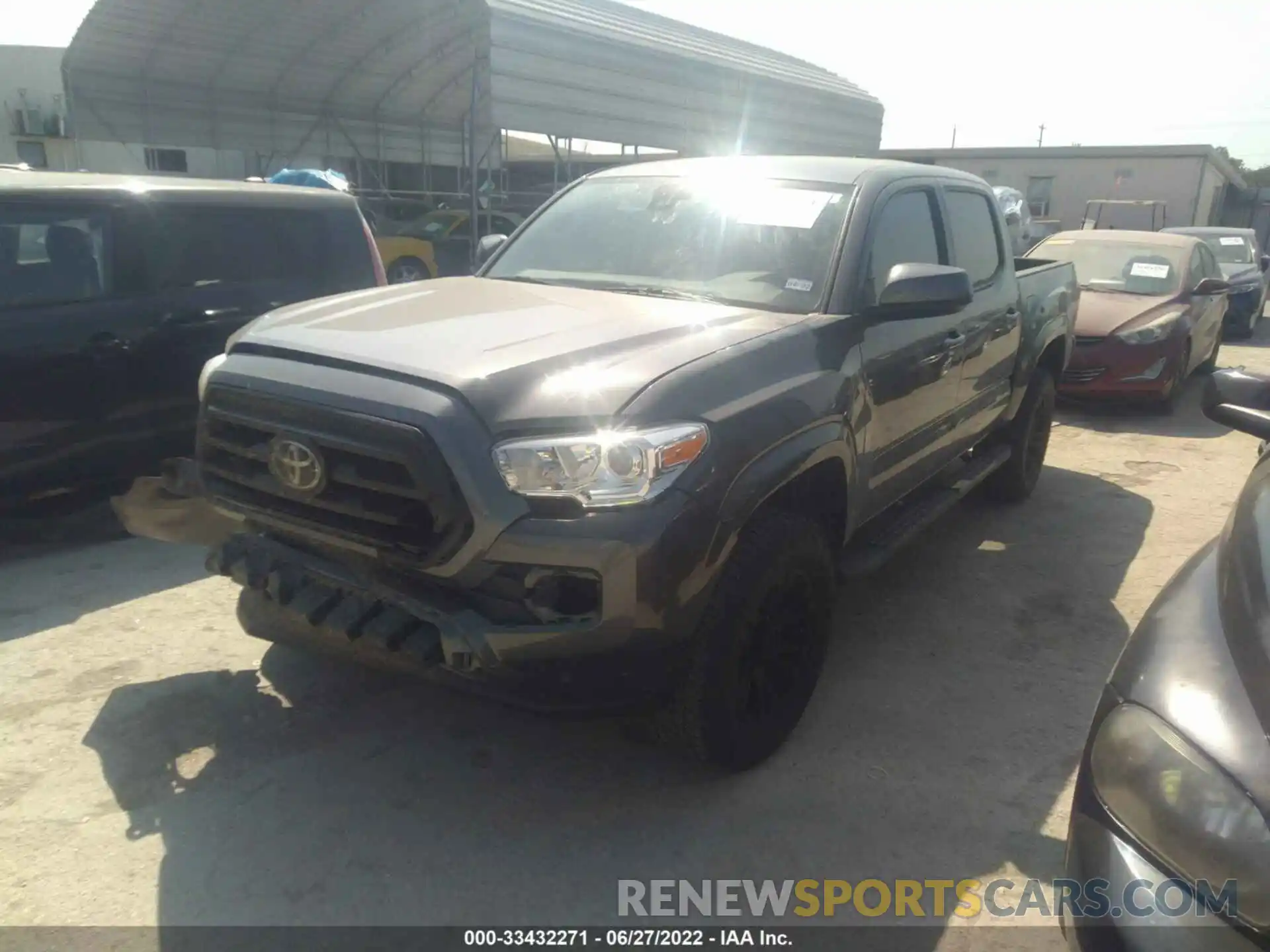 2 Фотография поврежденного автомобиля 5TFAX5GN4MX194527 TOYOTA TACOMA 2WD 2021