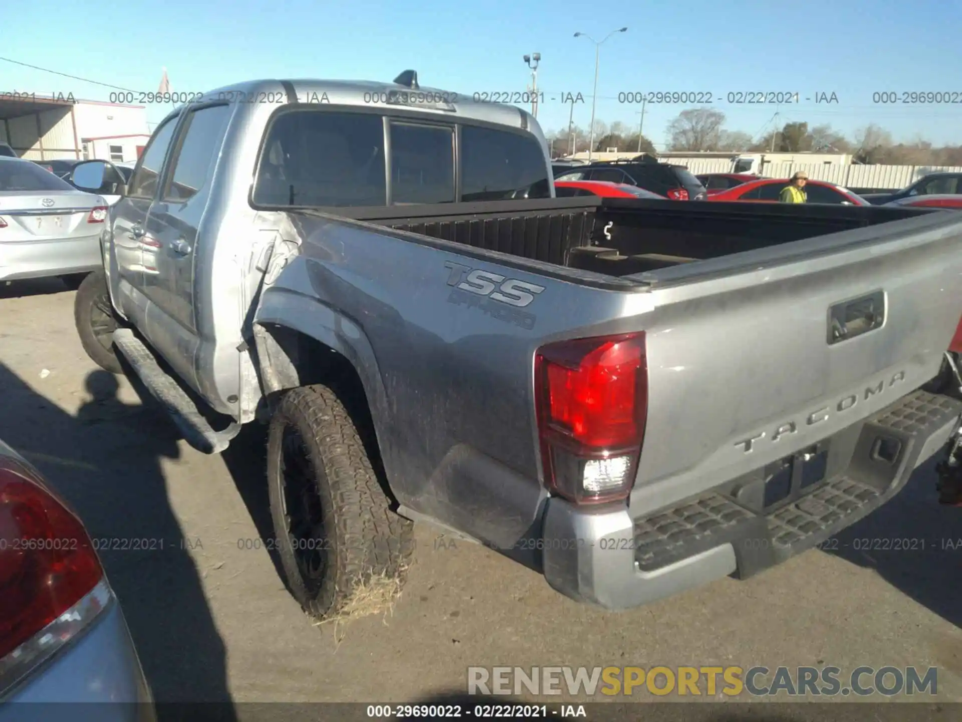 3 Photograph of a damaged car 5TFAX5GN5MX191426 TOYOTA TACOMA 2WD 2021