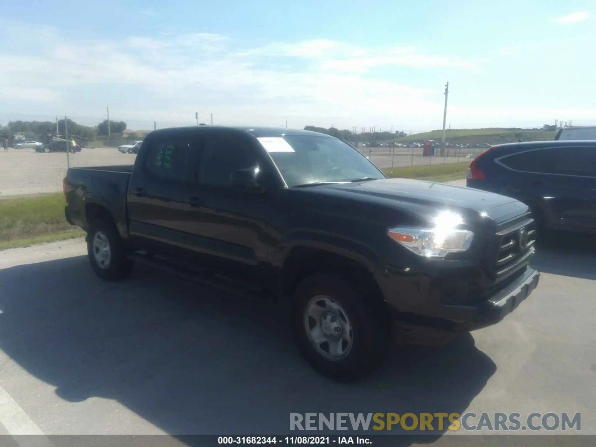 1 Photograph of a damaged car 5TFAX5GN5MX193936 TOYOTA TACOMA 2WD 2021