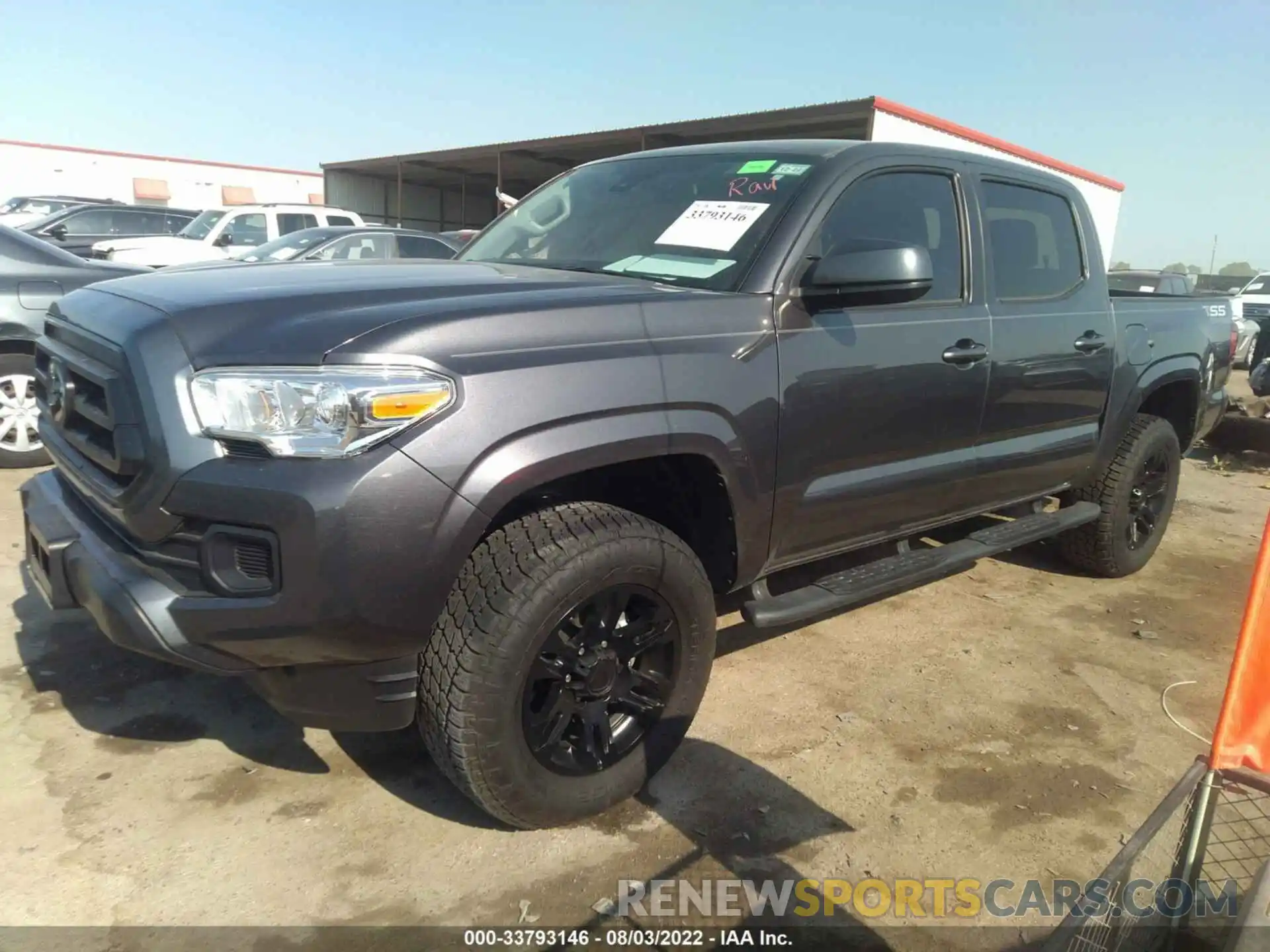 2 Photograph of a damaged car 5TFAX5GN5MX194004 TOYOTA TACOMA 2WD 2021