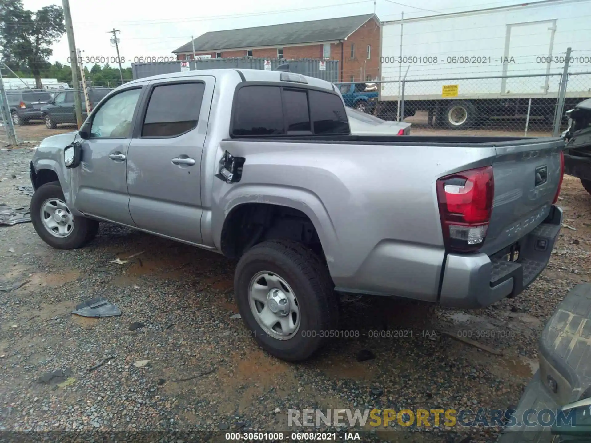 3 Photograph of a damaged car 5TFAX5GN5MX194066 TOYOTA TACOMA 2WD 2021