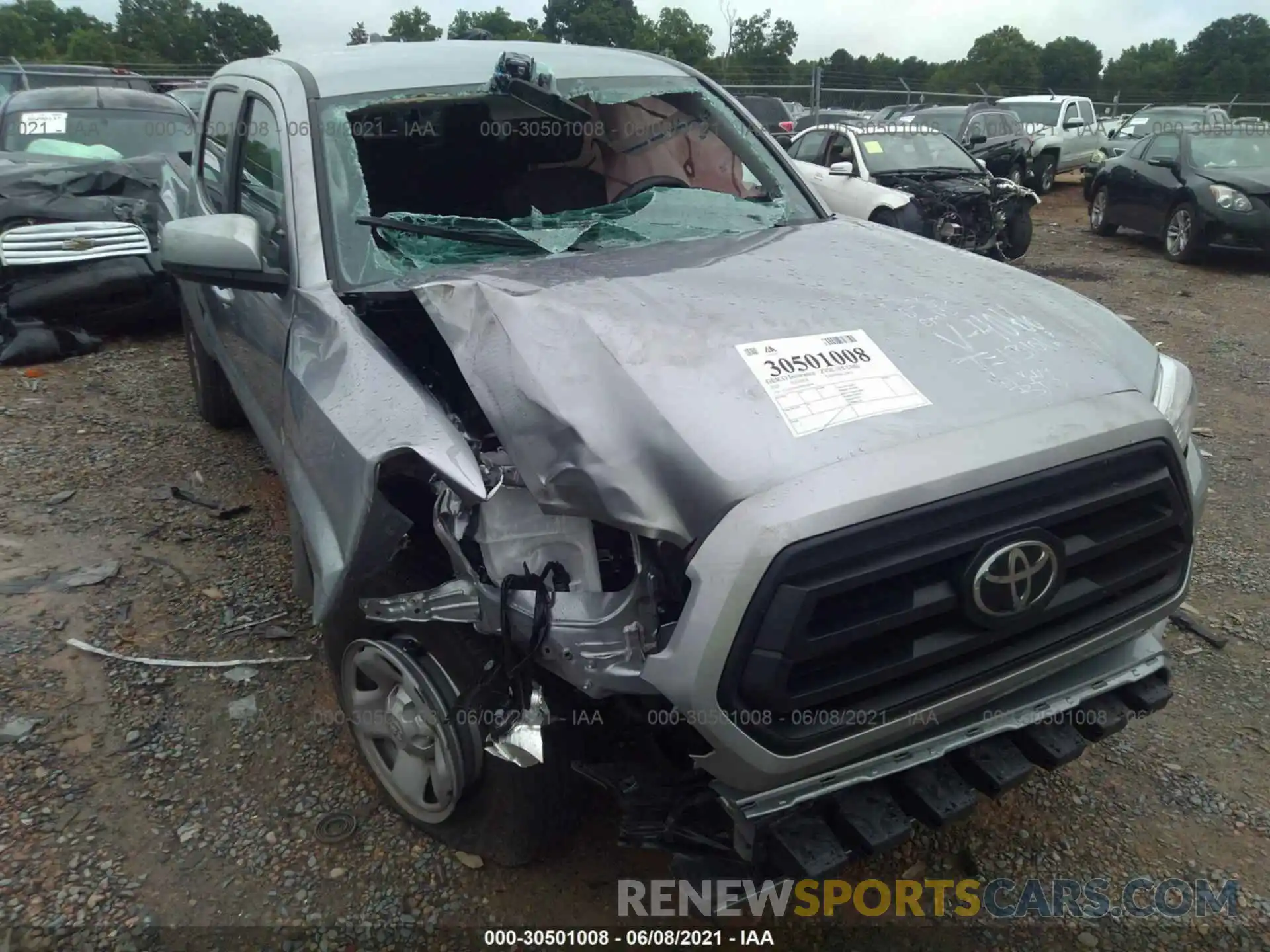 6 Photograph of a damaged car 5TFAX5GN5MX194066 TOYOTA TACOMA 2WD 2021