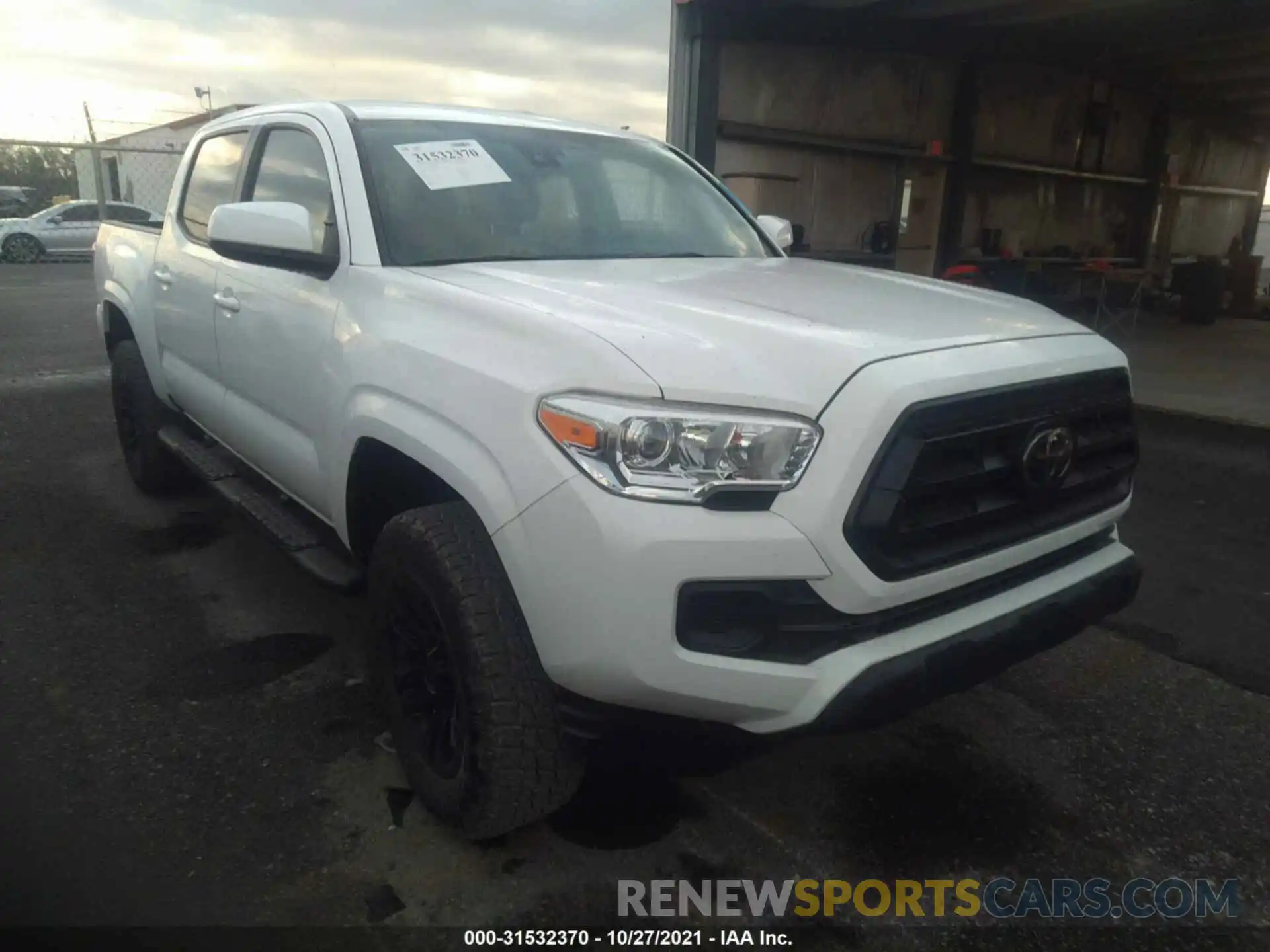 1 Photograph of a damaged car 5TFAX5GN7MX190357 TOYOTA TACOMA 2WD 2021