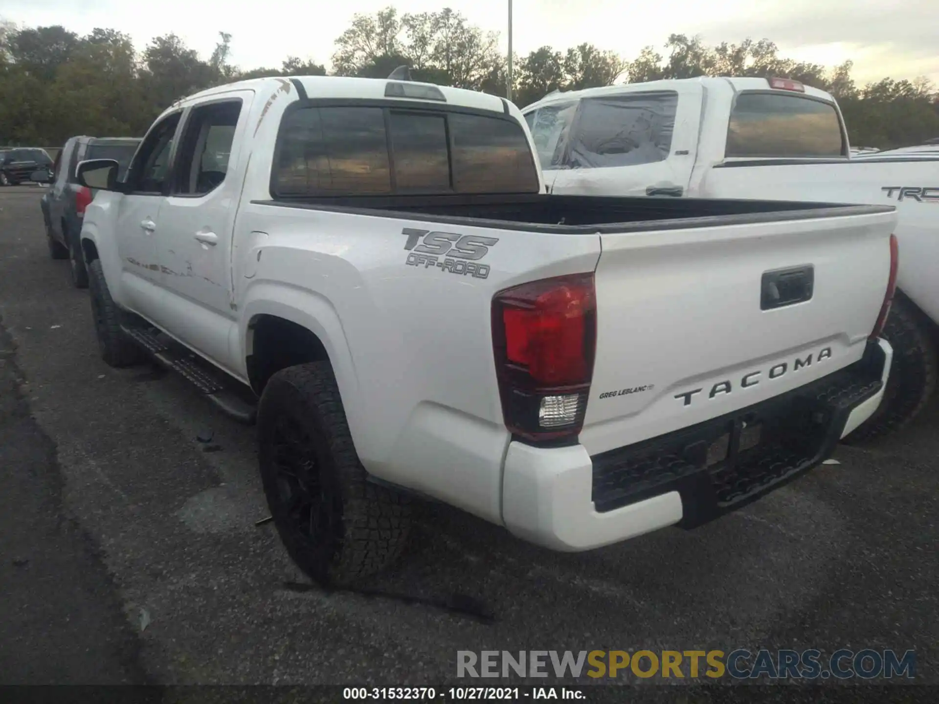 3 Photograph of a damaged car 5TFAX5GN7MX190357 TOYOTA TACOMA 2WD 2021