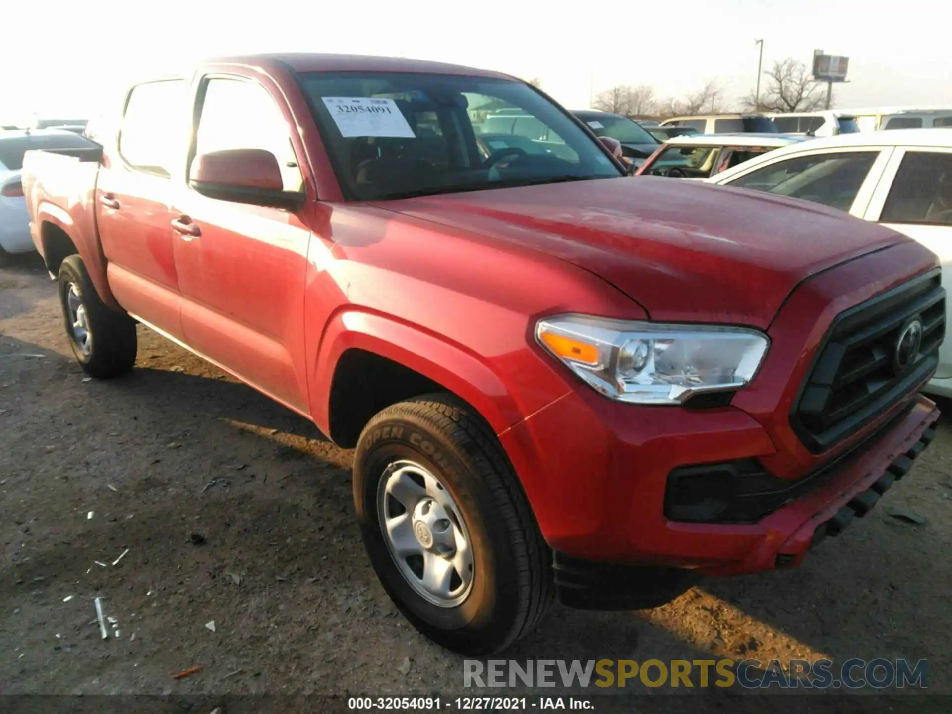 1 Photograph of a damaged car 5TFAX5GN7MX190584 TOYOTA TACOMA 2WD 2021