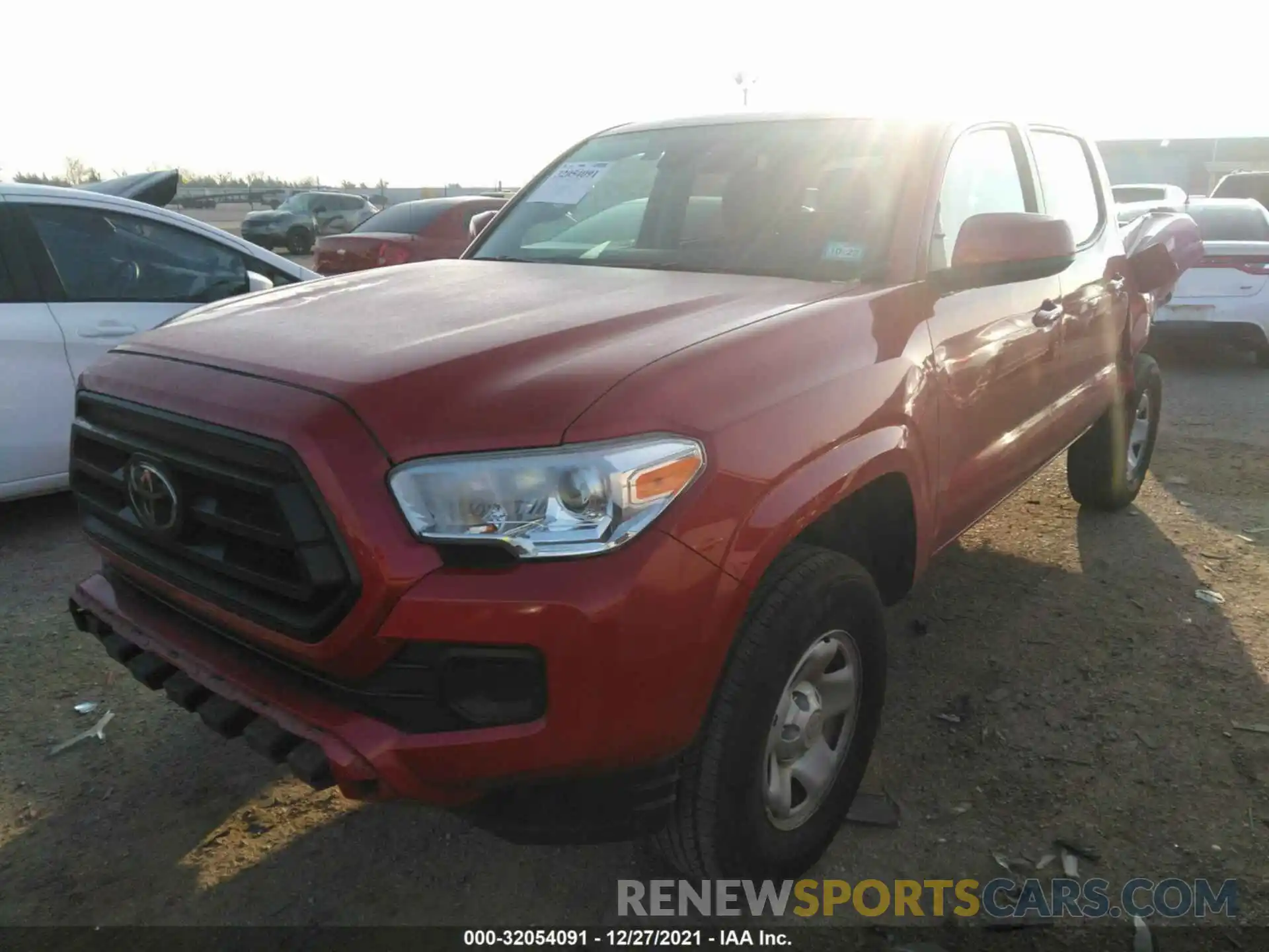 2 Photograph of a damaged car 5TFAX5GN7MX190584 TOYOTA TACOMA 2WD 2021