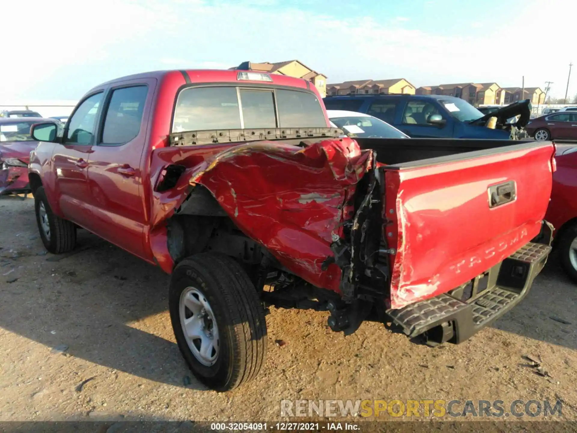 3 Photograph of a damaged car 5TFAX5GN7MX190584 TOYOTA TACOMA 2WD 2021