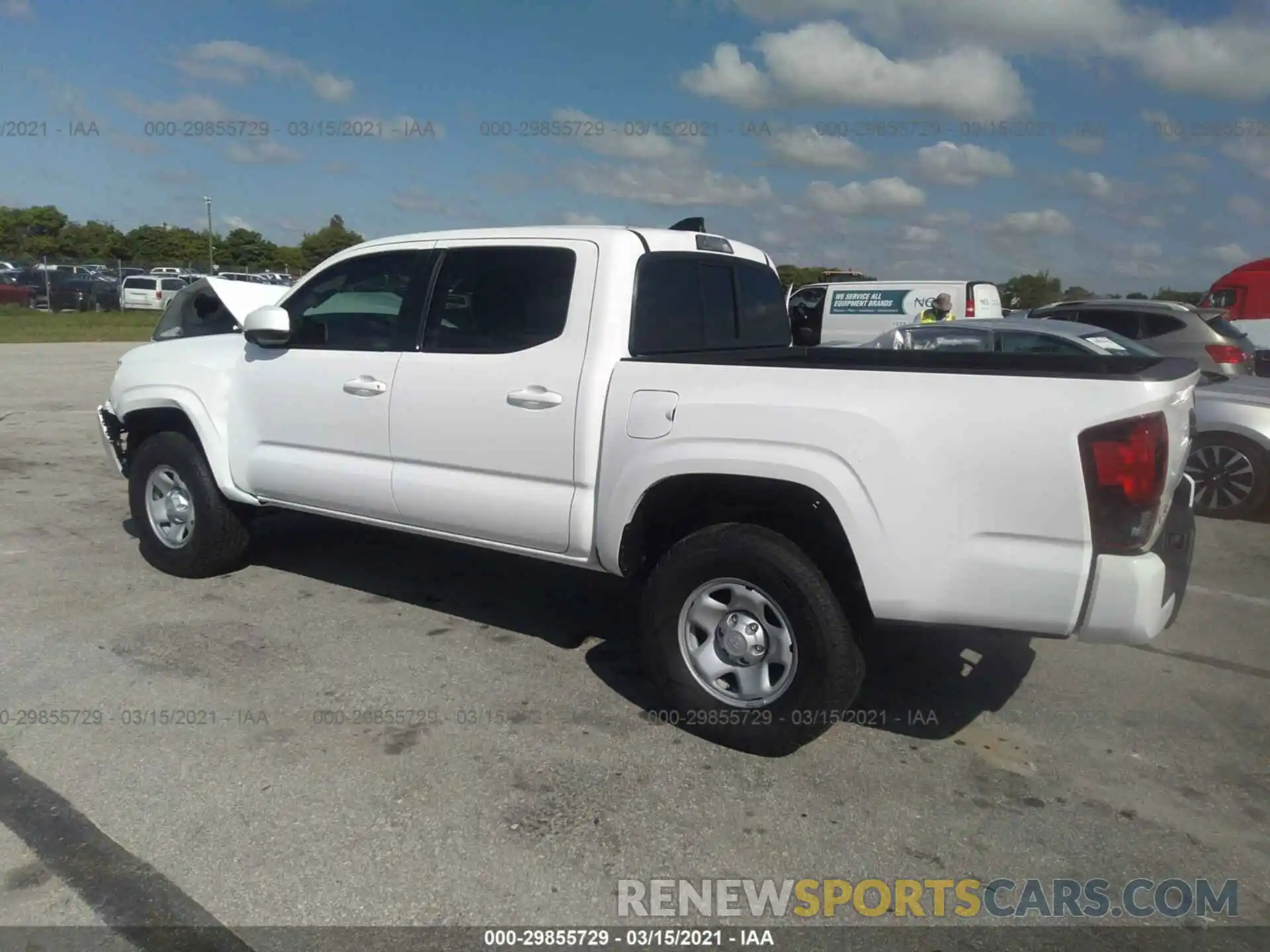 3 Photograph of a damaged car 5TFAX5GN7MX194554 TOYOTA TACOMA 2WD 2021