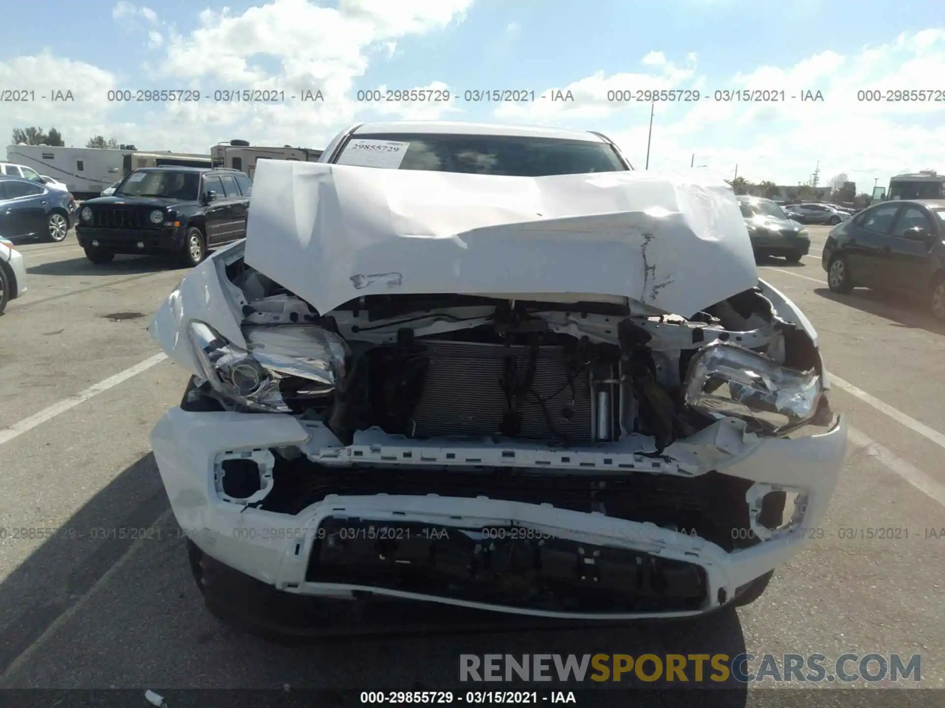 6 Photograph of a damaged car 5TFAX5GN7MX194554 TOYOTA TACOMA 2WD 2021