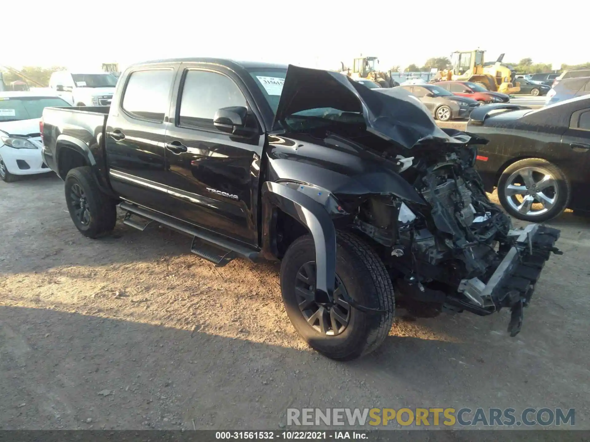 1 Photograph of a damaged car 5TFAX5GN8MX189511 TOYOTA TACOMA 2WD 2021