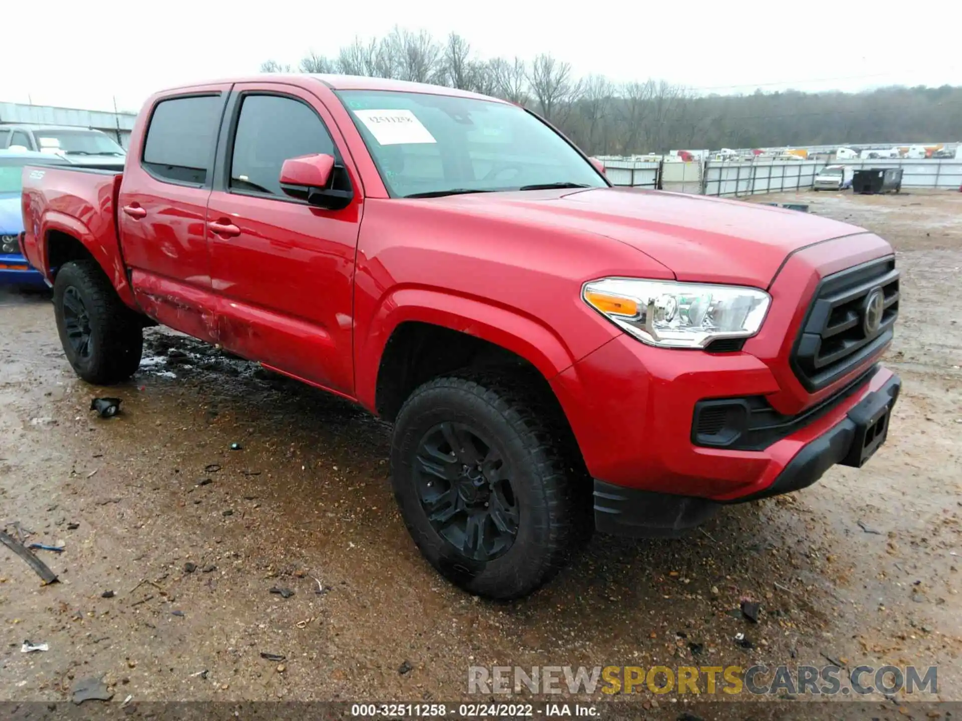 1 Photograph of a damaged car 5TFAX5GN8MX193395 TOYOTA TACOMA 2WD 2021