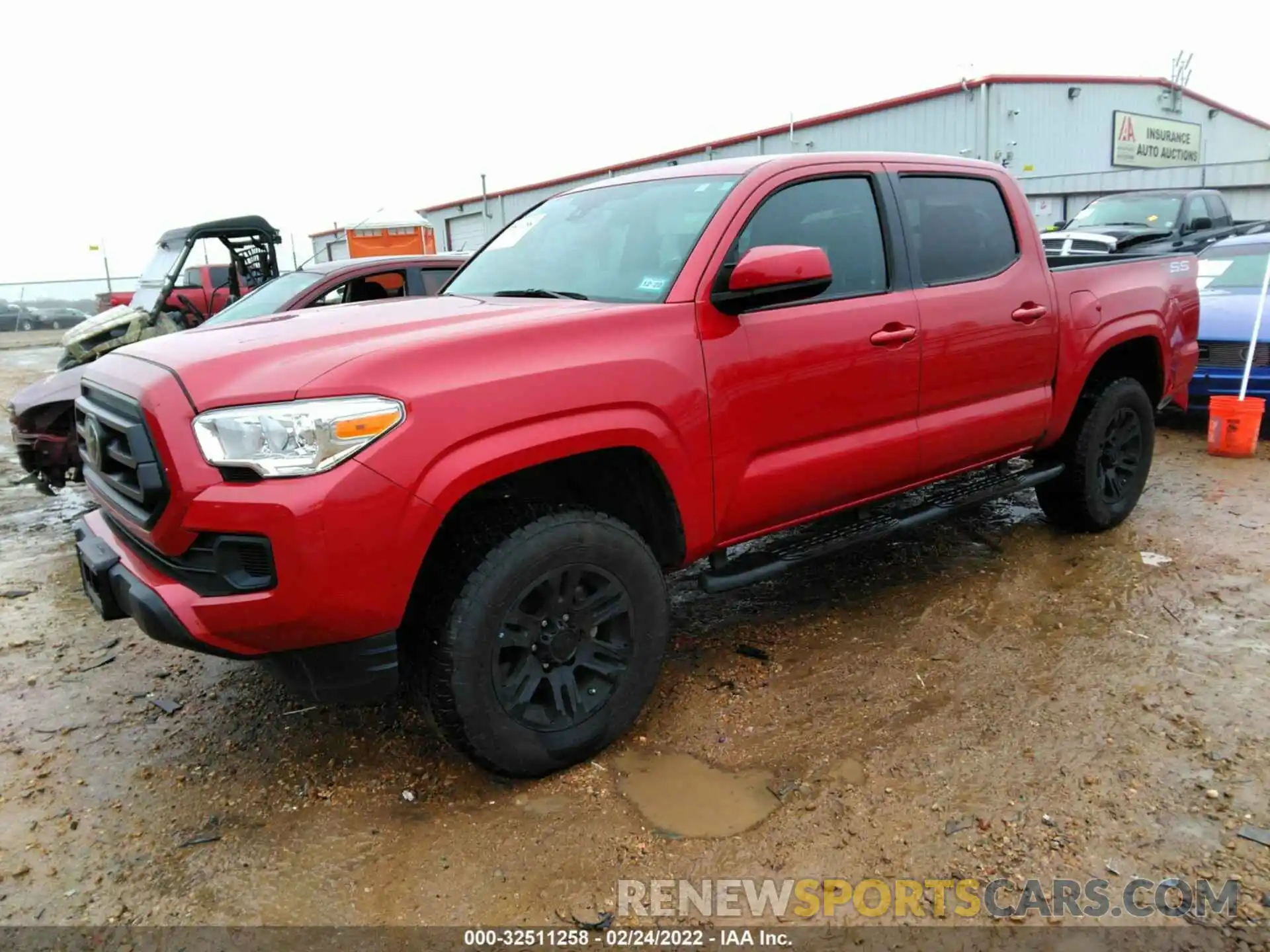 2 Photograph of a damaged car 5TFAX5GN8MX193395 TOYOTA TACOMA 2WD 2021