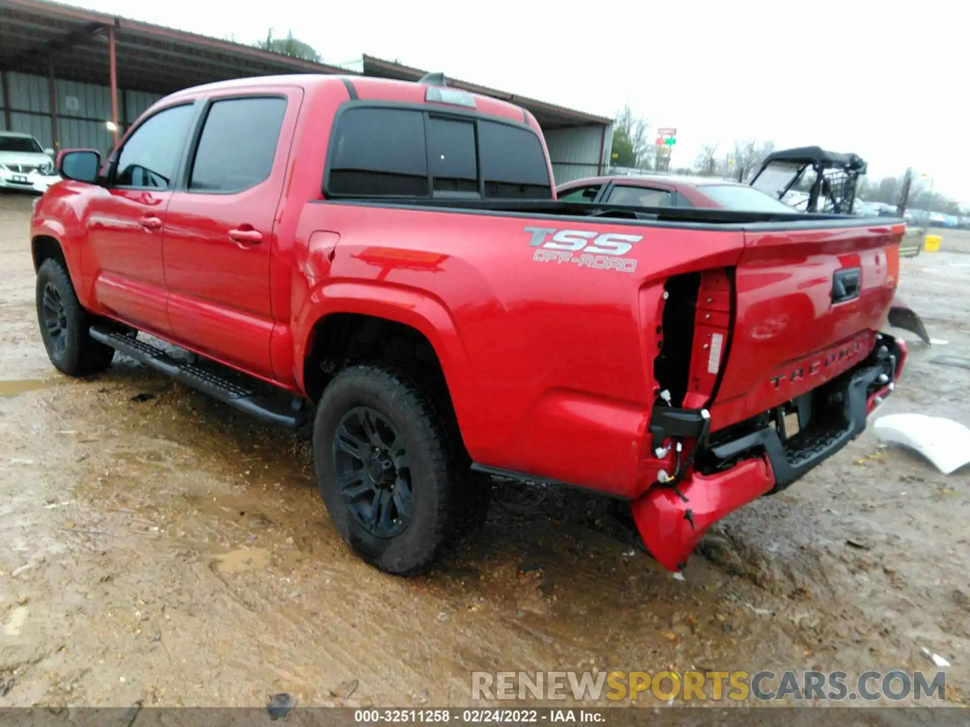 3 Photograph of a damaged car 5TFAX5GN8MX193395 TOYOTA TACOMA 2WD 2021