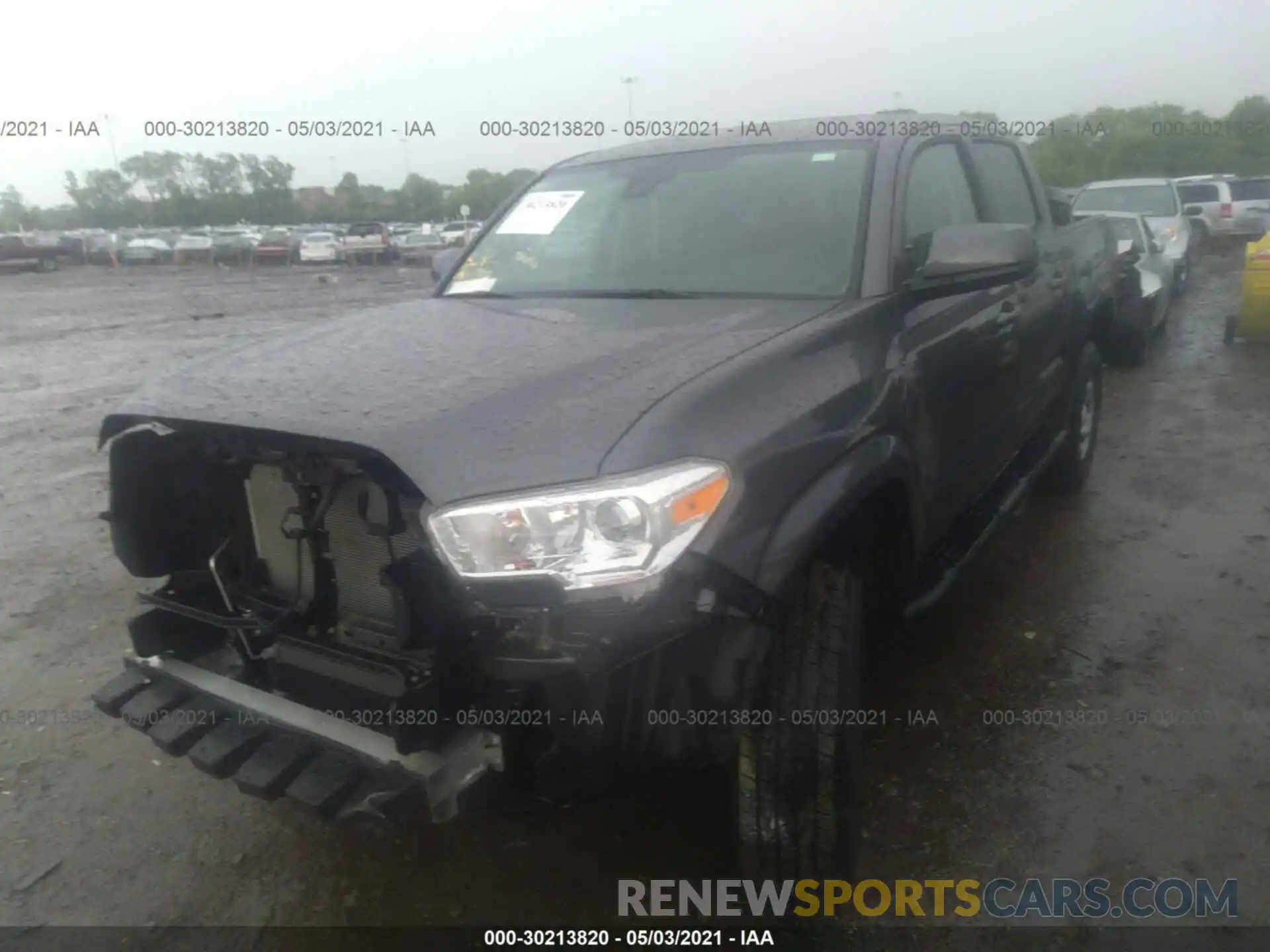 2 Photograph of a damaged car 5TFAX5GN8MX193722 TOYOTA TACOMA 2WD 2021