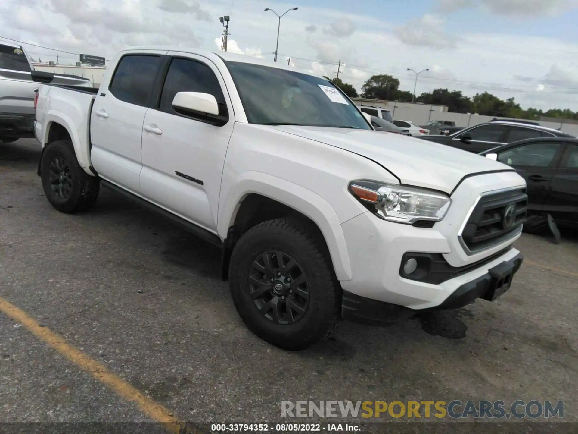 1 Photograph of a damaged car 5TFAX5GN8MX194398 TOYOTA TACOMA 2WD 2021