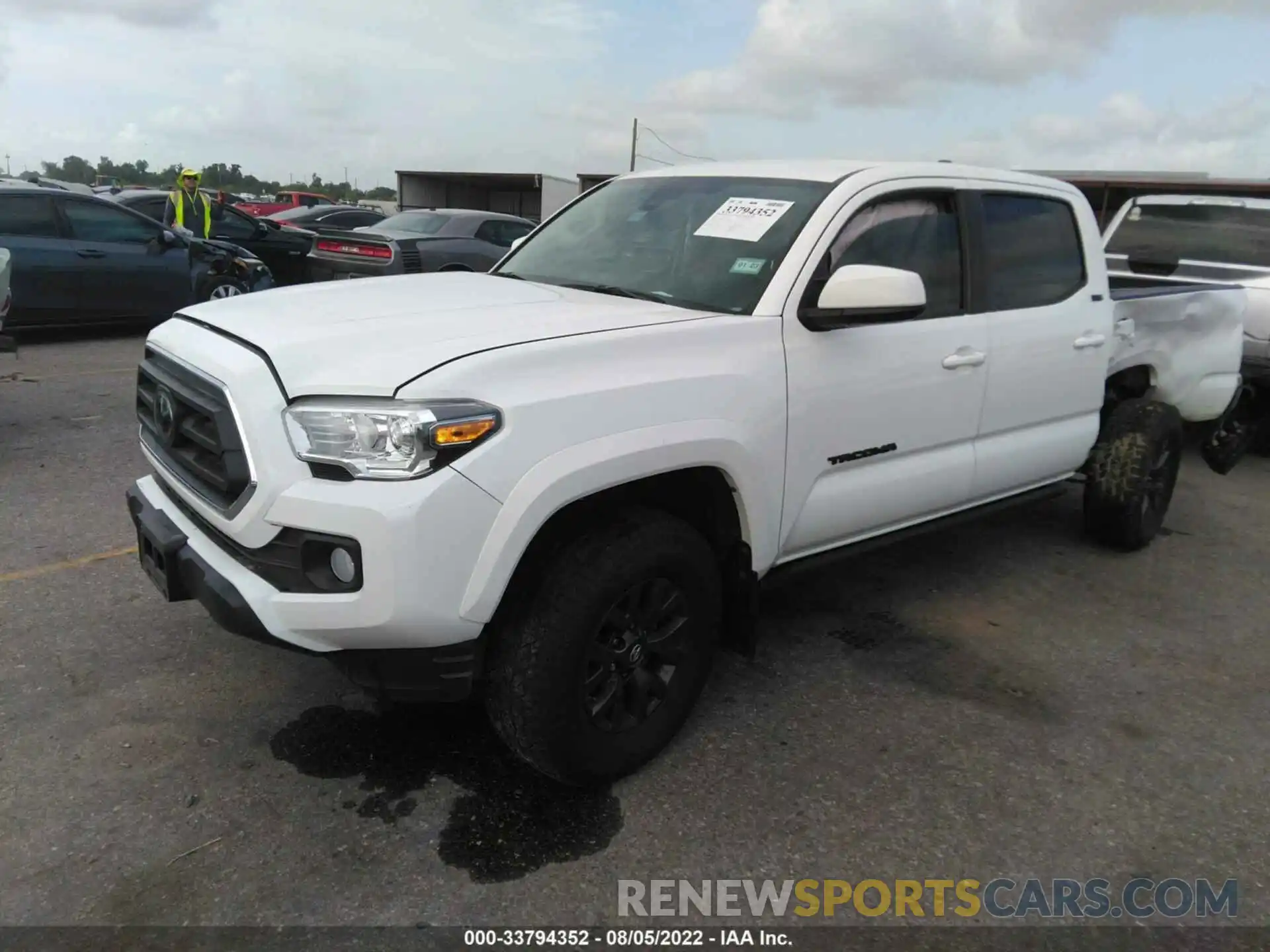 2 Photograph of a damaged car 5TFAX5GN8MX194398 TOYOTA TACOMA 2WD 2021