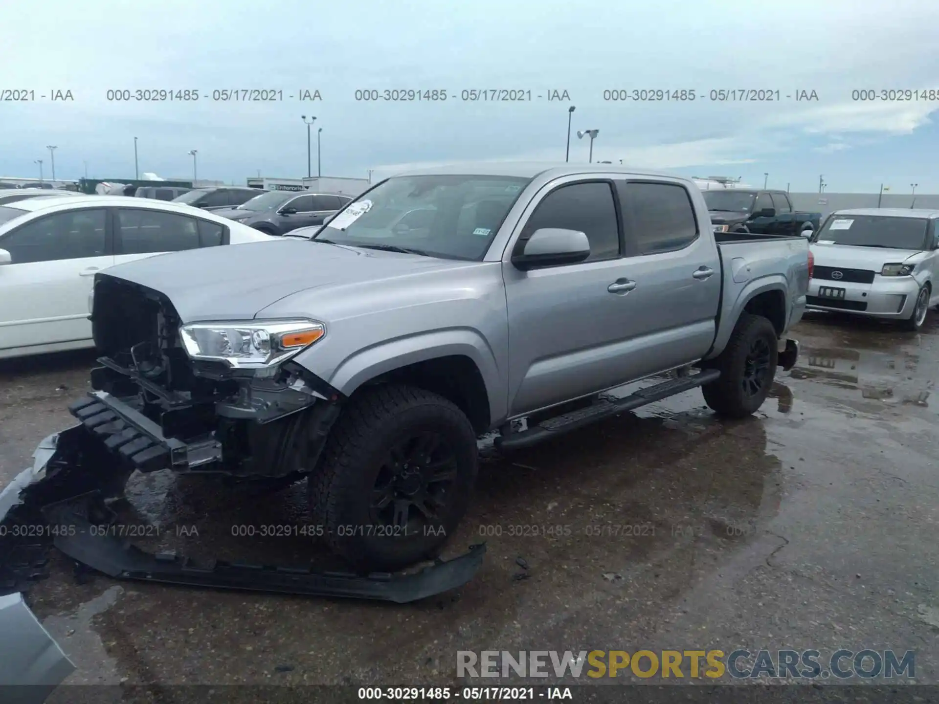 2 Photograph of a damaged car 5TFAX5GN9MX189081 TOYOTA TACOMA 2WD 2021