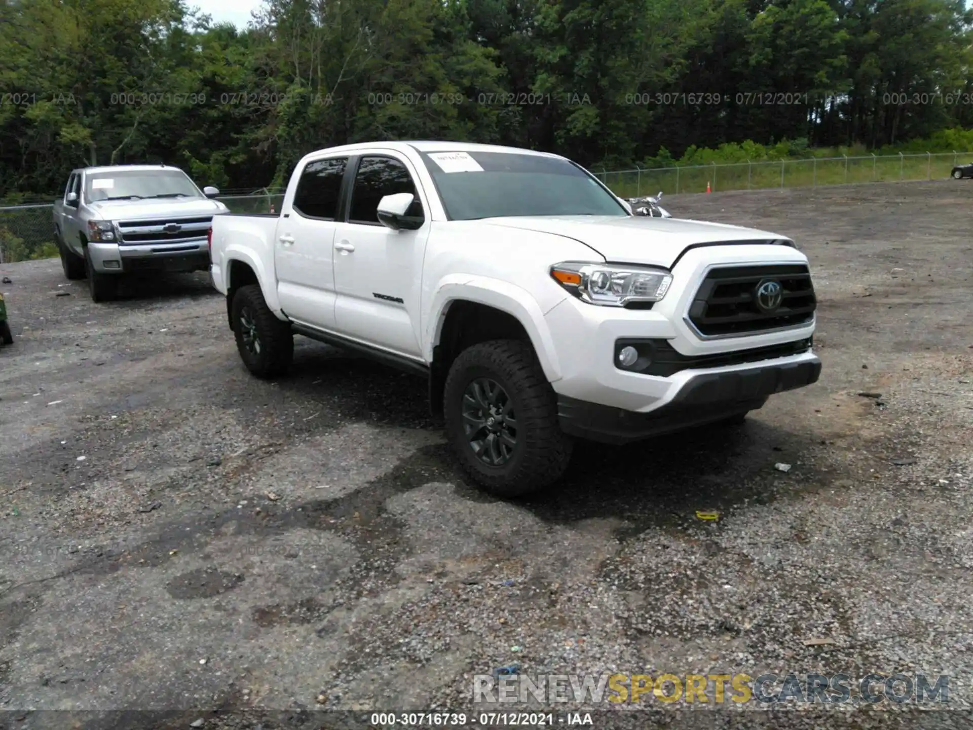 1 Photograph of a damaged car 5TFAX5GN9MX189114 TOYOTA TACOMA 2WD 2021