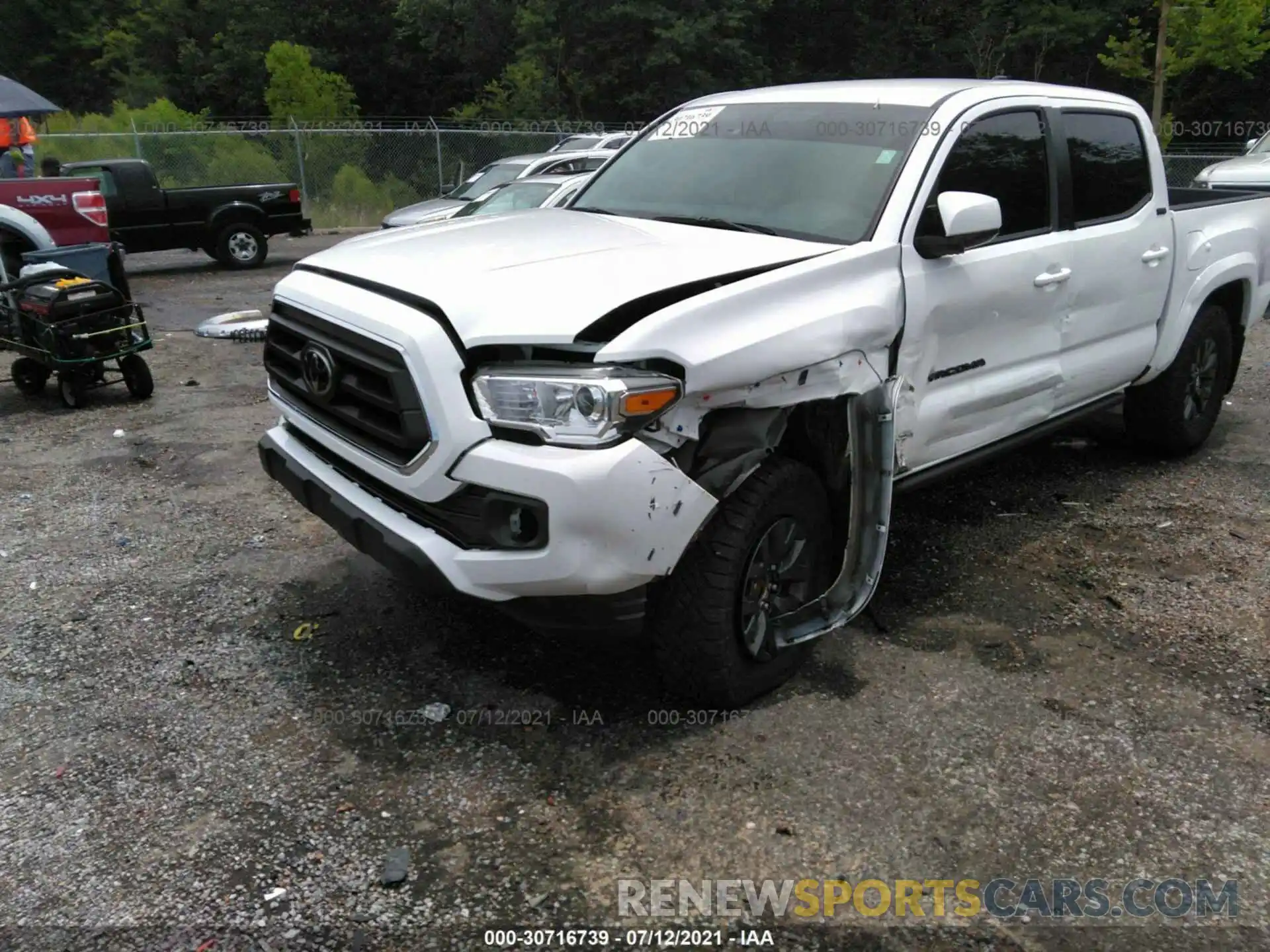 6 Photograph of a damaged car 5TFAX5GN9MX189114 TOYOTA TACOMA 2WD 2021