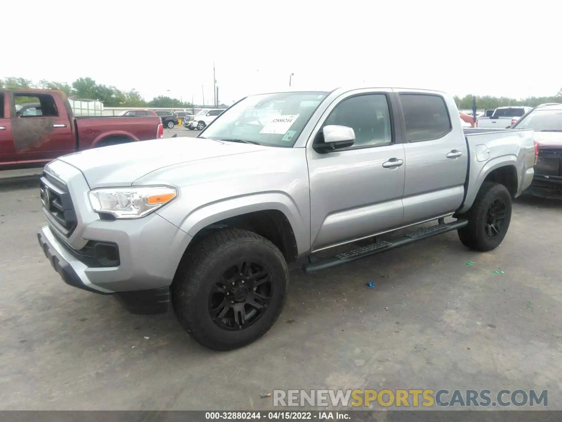 2 Photograph of a damaged car 5TFAX5GNXMX190434 TOYOTA TACOMA 2WD 2021