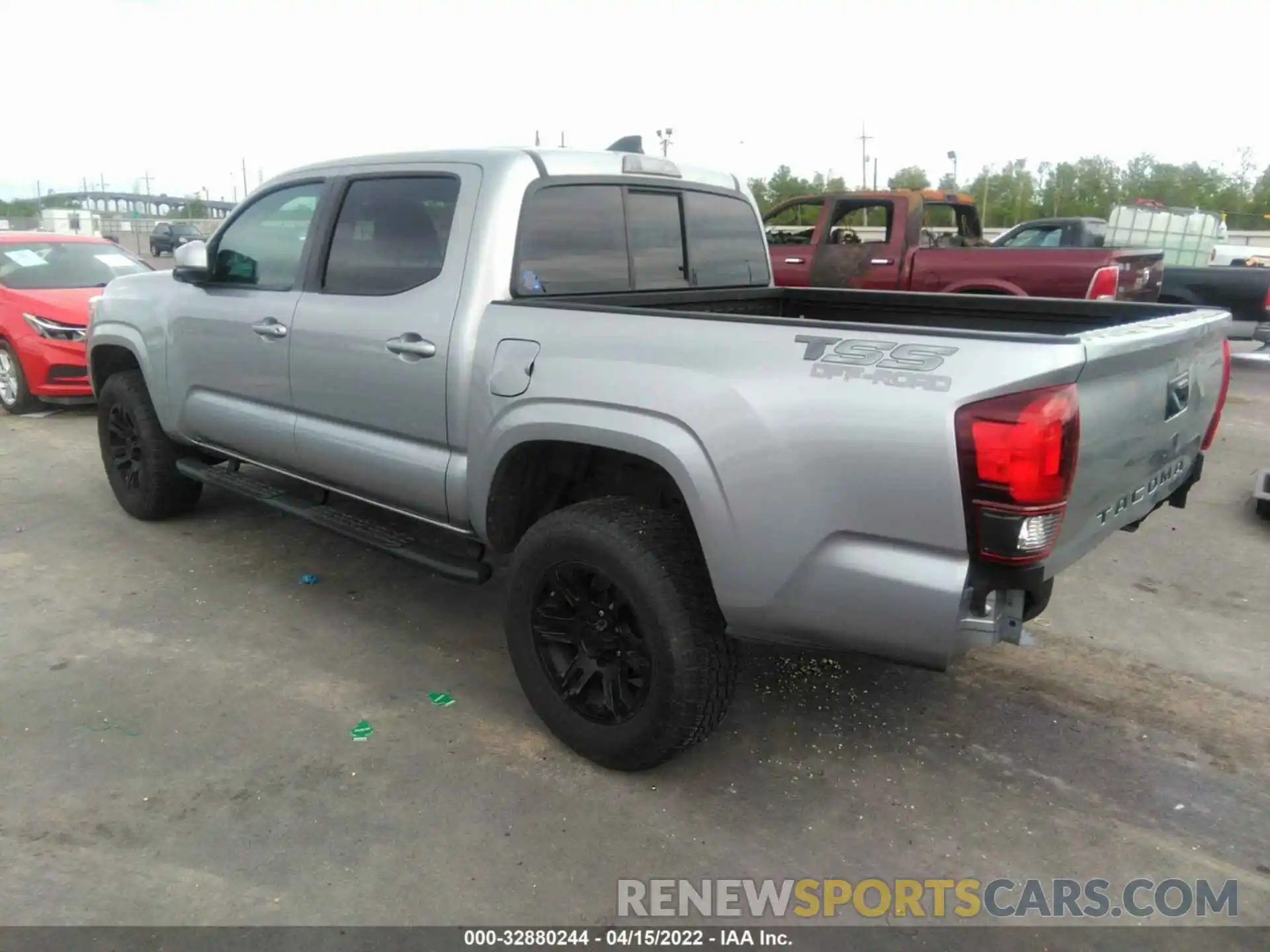 3 Photograph of a damaged car 5TFAX5GNXMX190434 TOYOTA TACOMA 2WD 2021