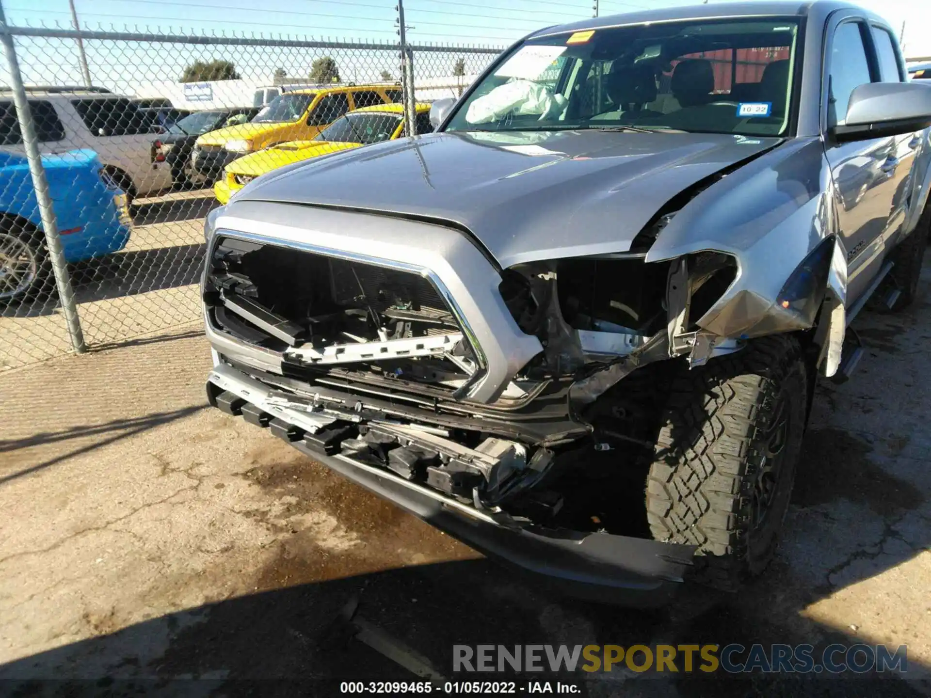 6 Photograph of a damaged car 5TFAZ5CN0MX095820 TOYOTA TACOMA 2WD 2021