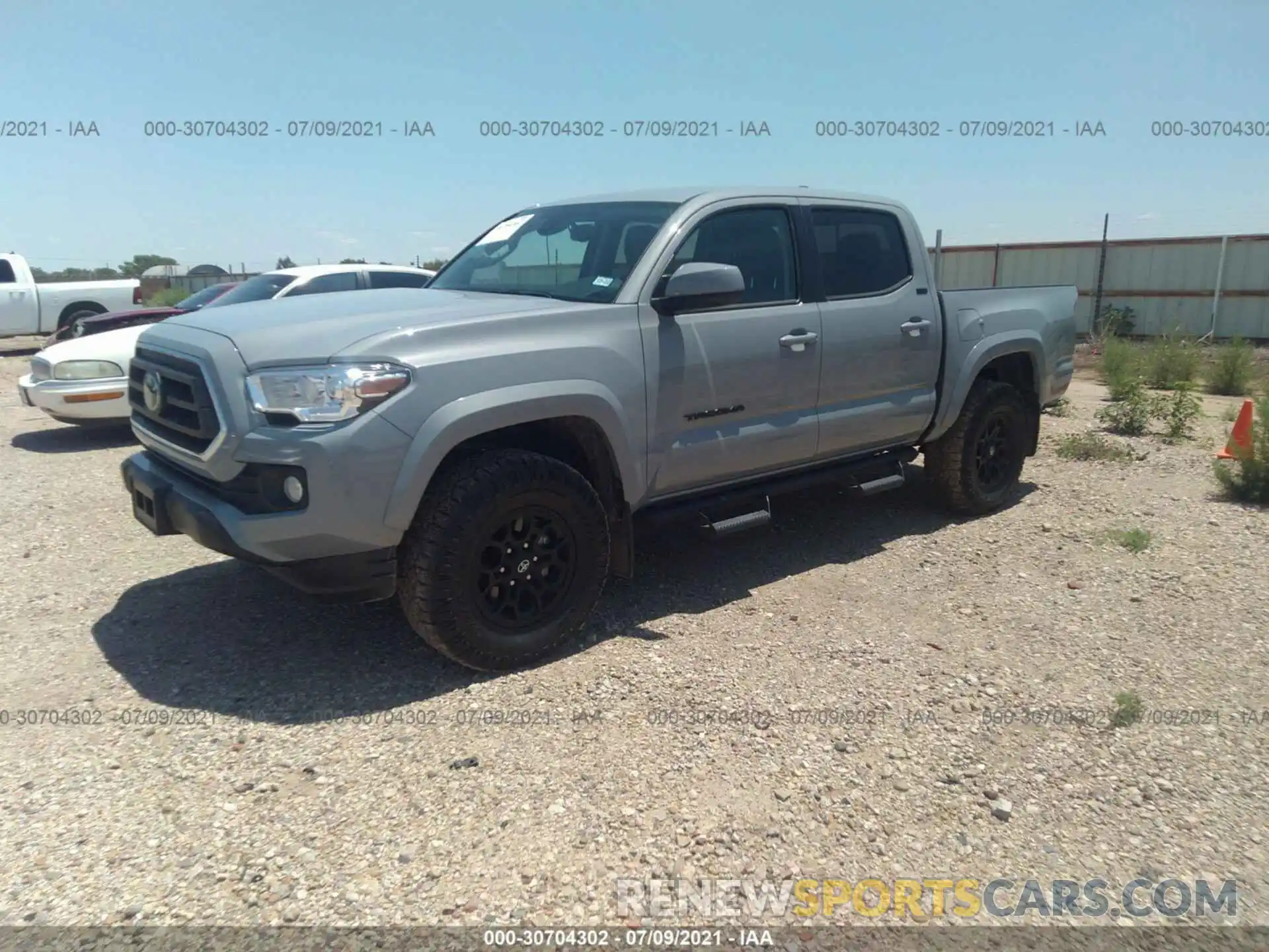 2 Photograph of a damaged car 5TFAZ5CN0MX101051 TOYOTA TACOMA 2WD 2021