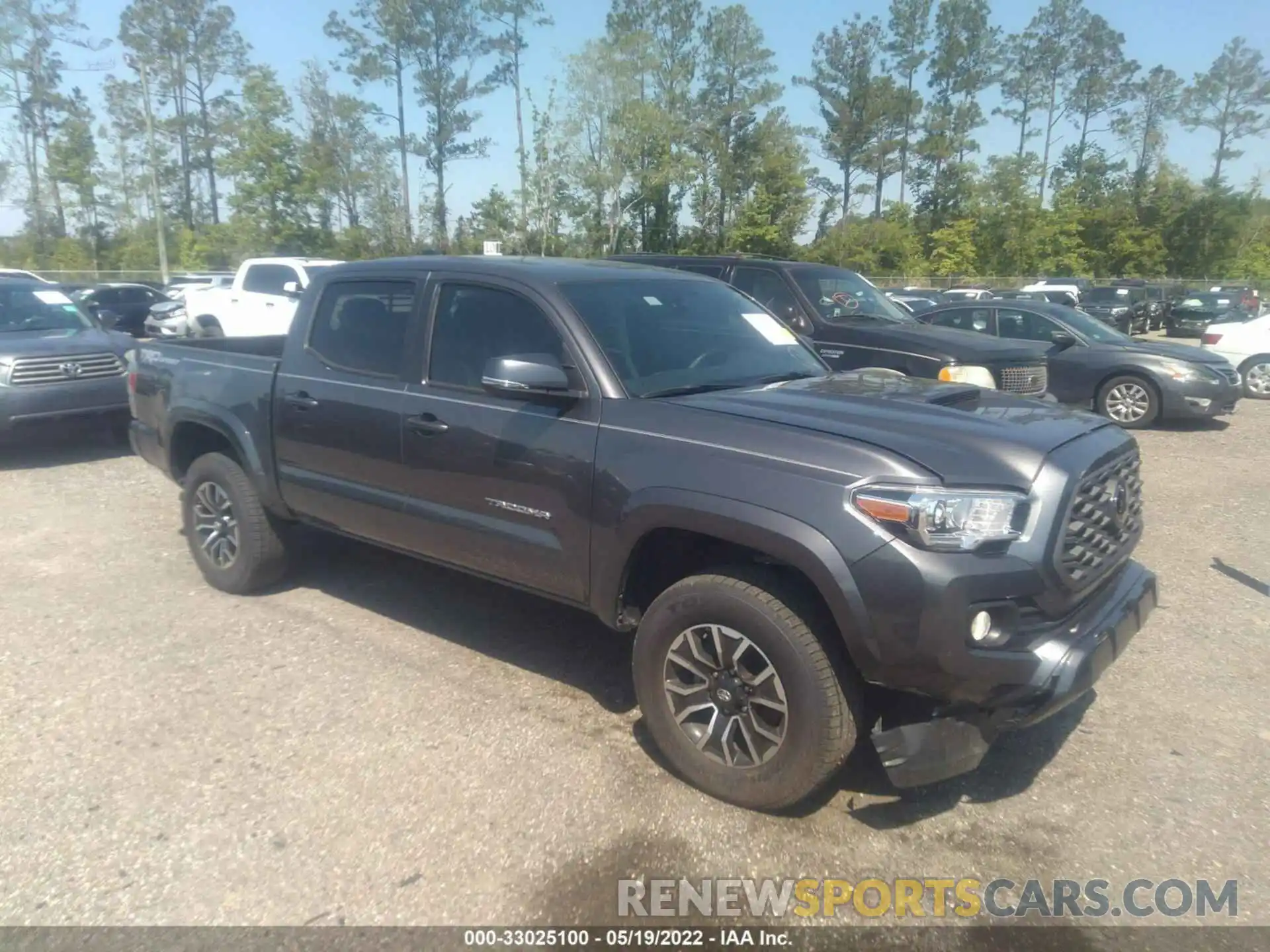 1 Photograph of a damaged car 5TFAZ5CN0MX112275 TOYOTA TACOMA 2WD 2021