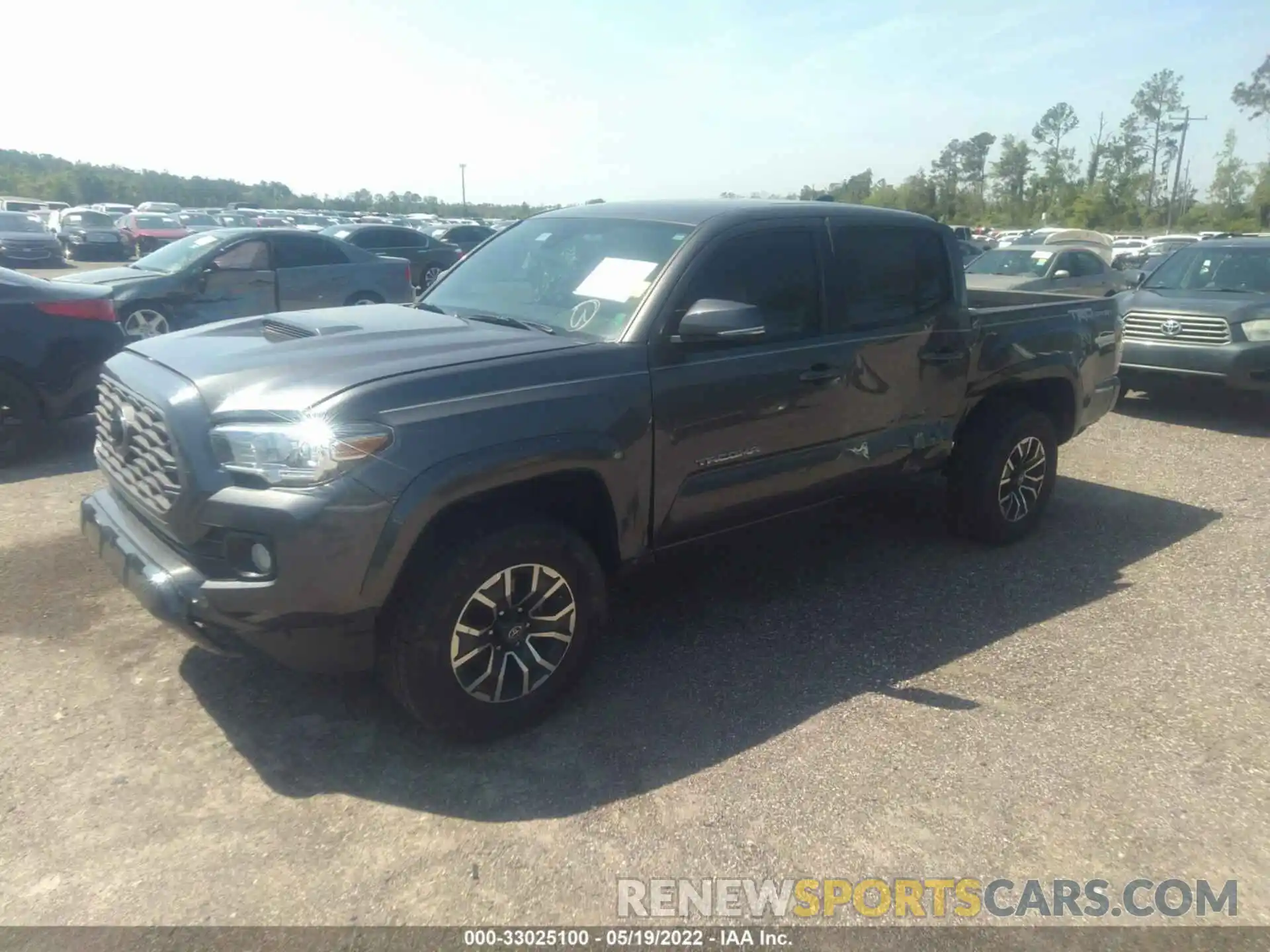 2 Photograph of a damaged car 5TFAZ5CN0MX112275 TOYOTA TACOMA 2WD 2021