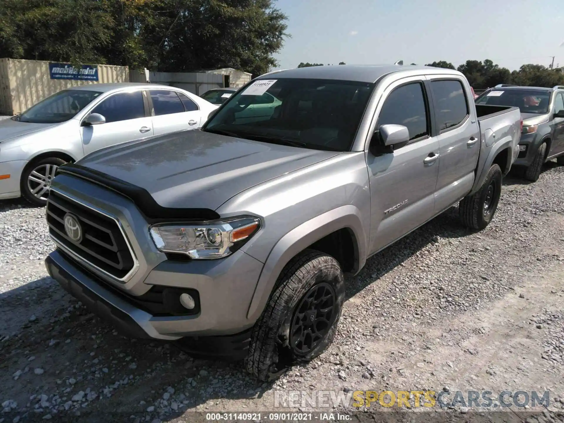 2 Photograph of a damaged car 5TFAZ5CN0MX113748 TOYOTA TACOMA 2WD 2021